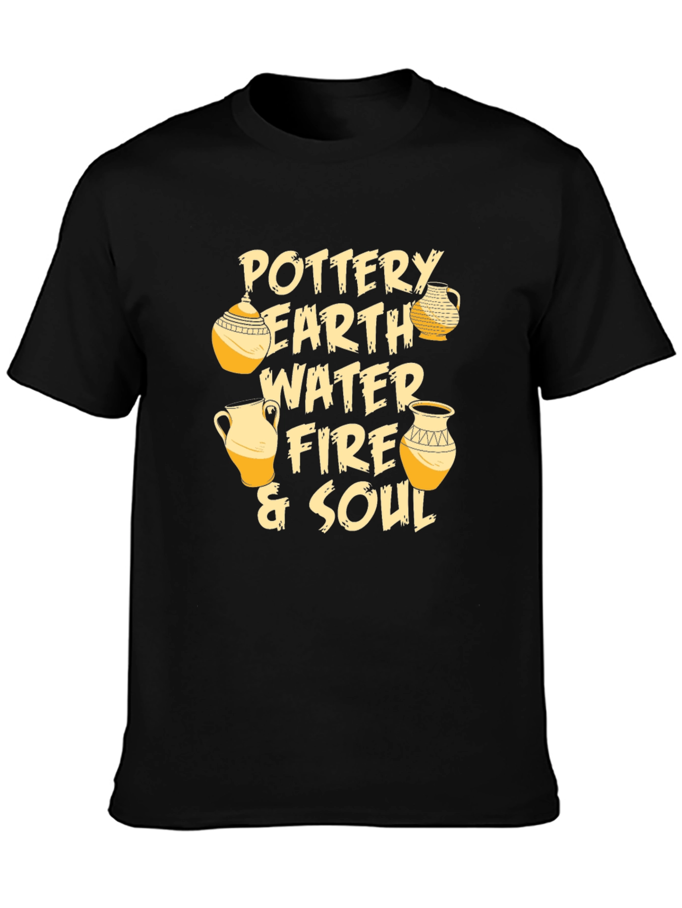 Pottery Earth Fire & Soul Graphic T-Shirt