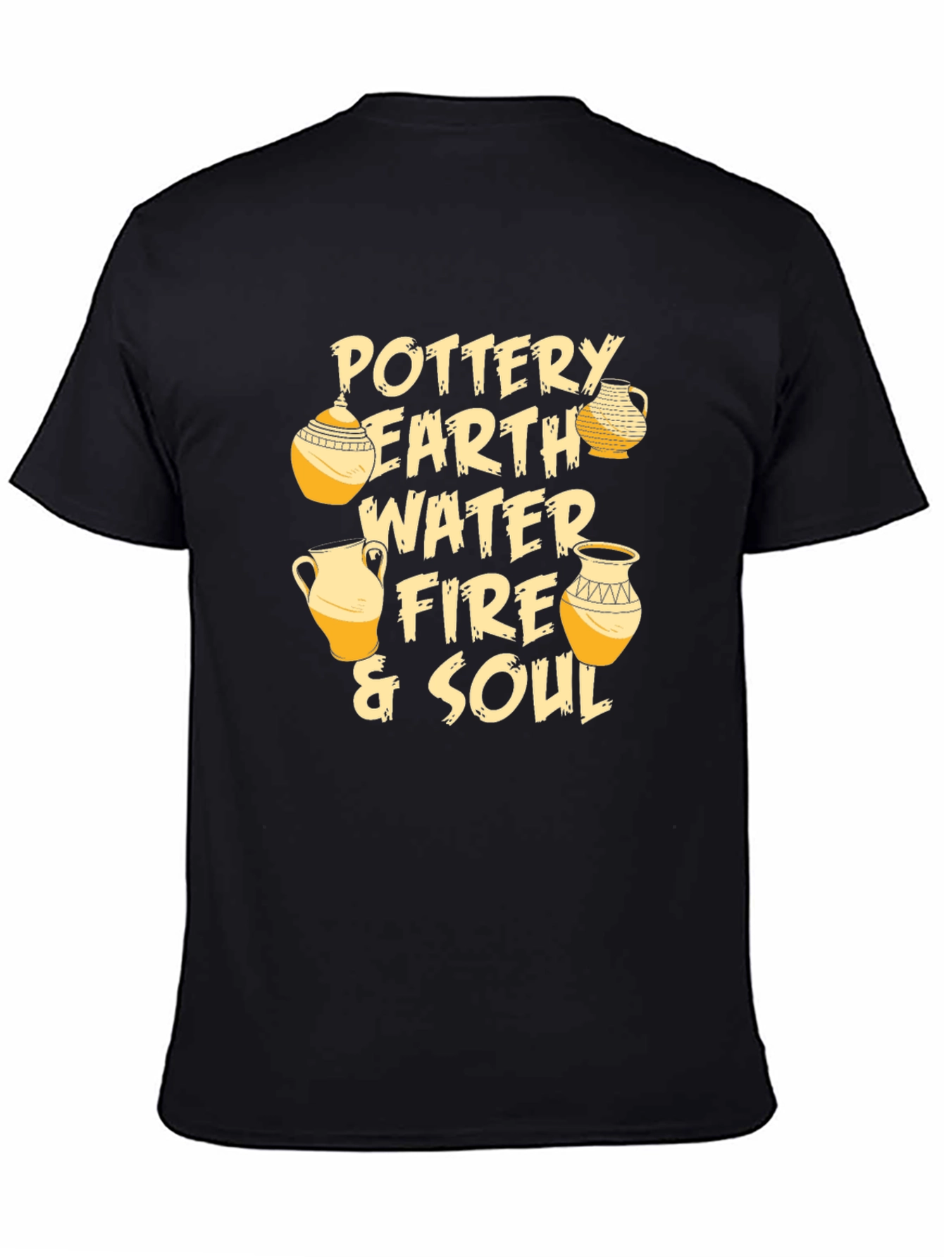 Pottery Earth Fire & Soul Graphic T-Shirt