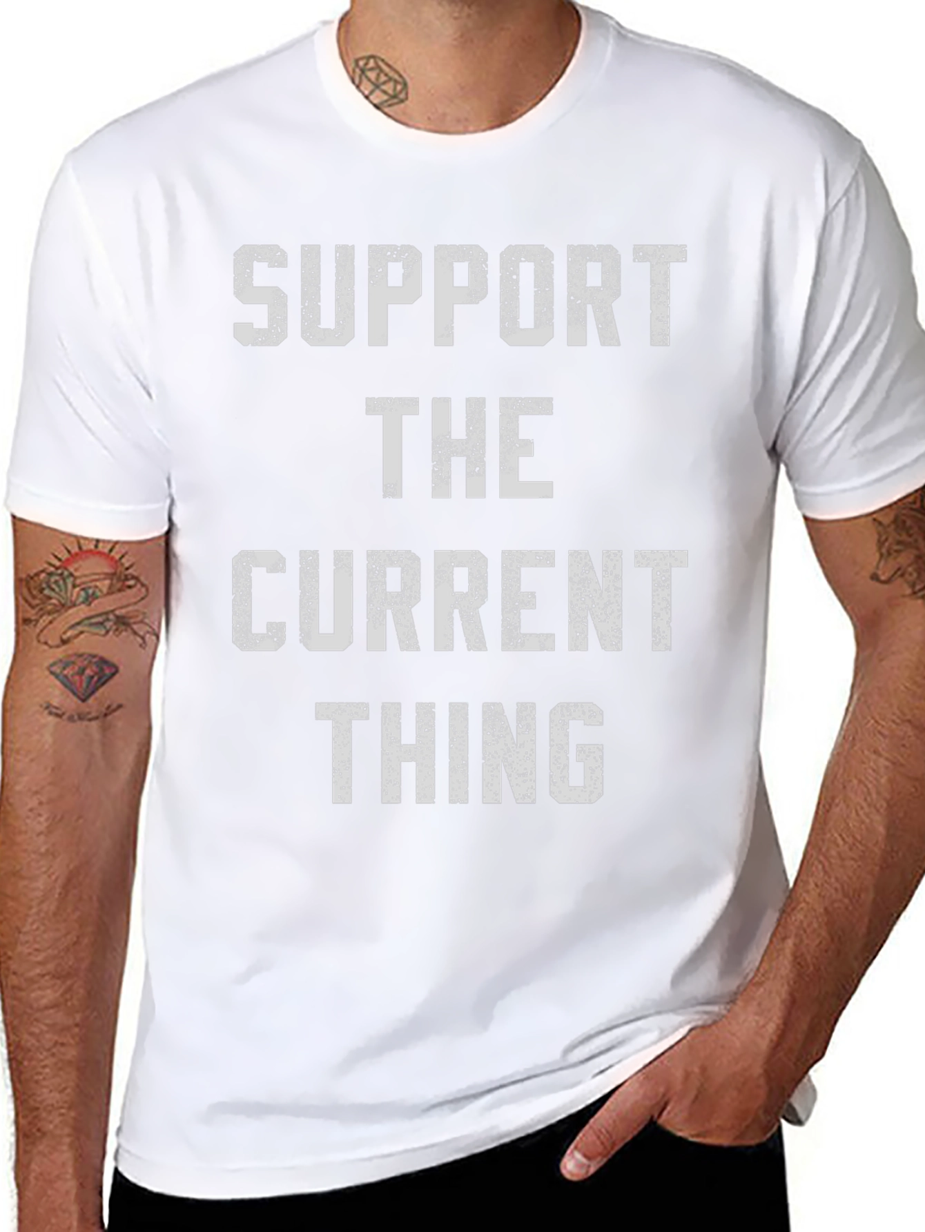 Support the Current Thing - Novelty Graphic Tee