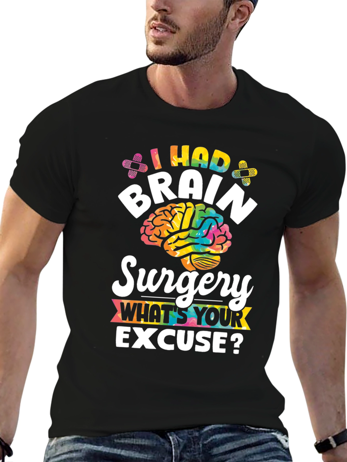 Brain Surgery Excuse T-Shirt Funny Graphic Tee