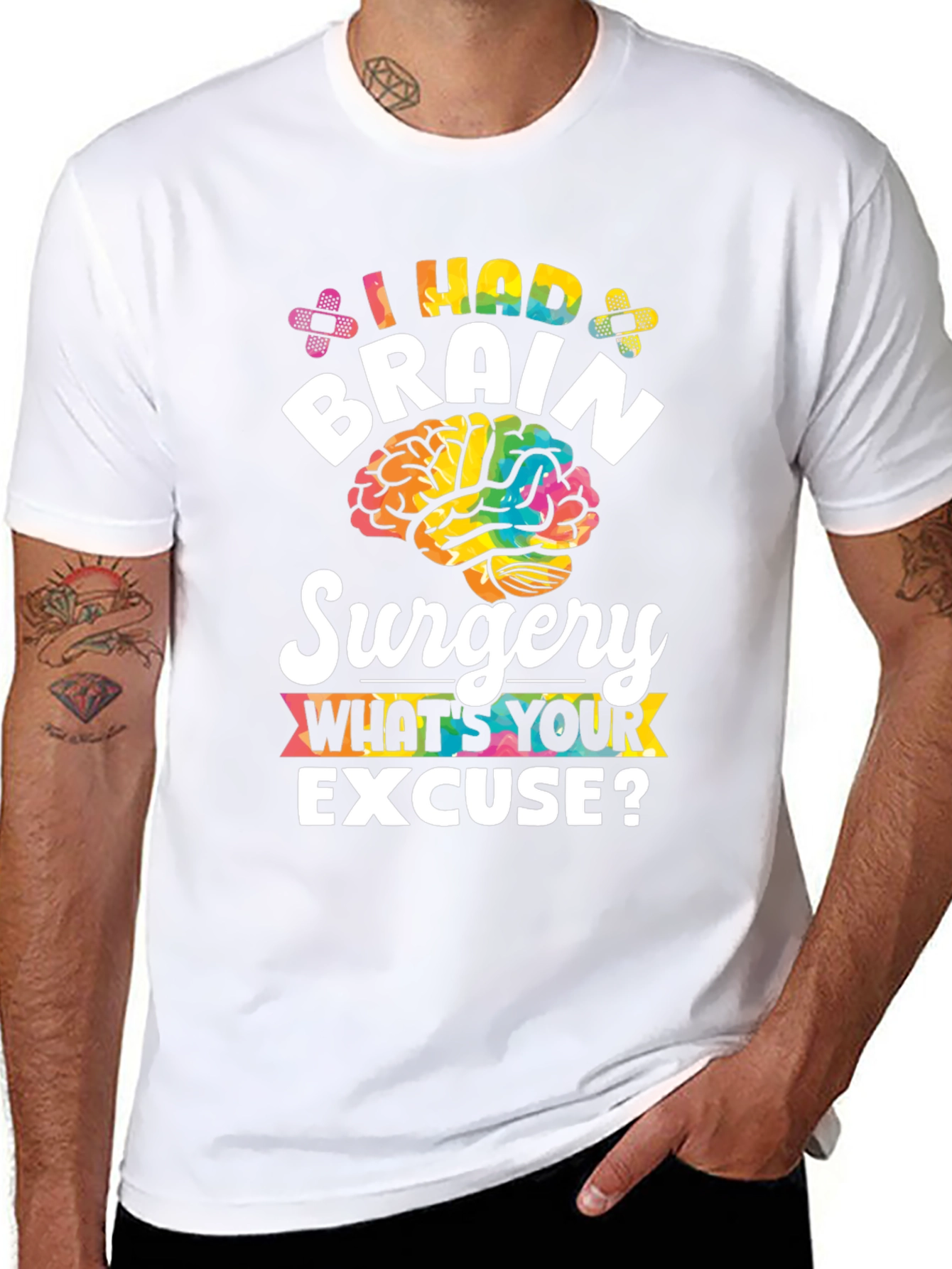 Brain Surgery Excuse T-Shirt Funny Graphic Tee