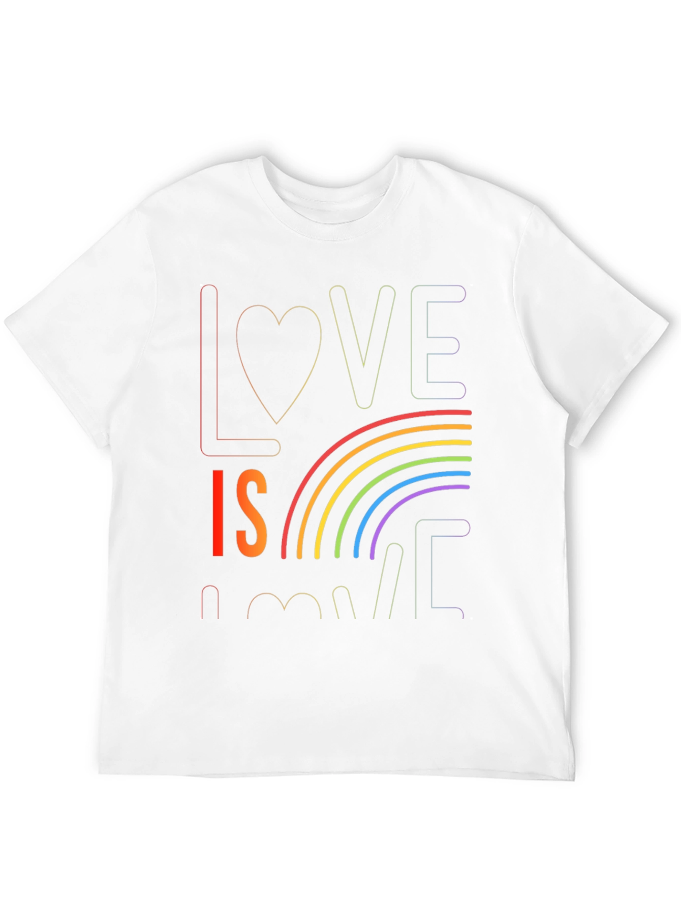 Love is Love Rainbow Pride T-Shirt