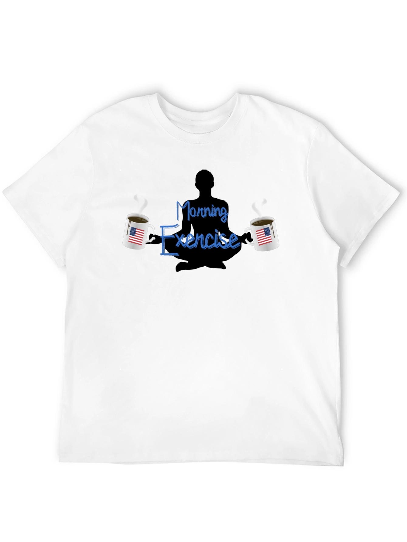 Morning Exercise T-Shirt - Coffee & Meditation Tee