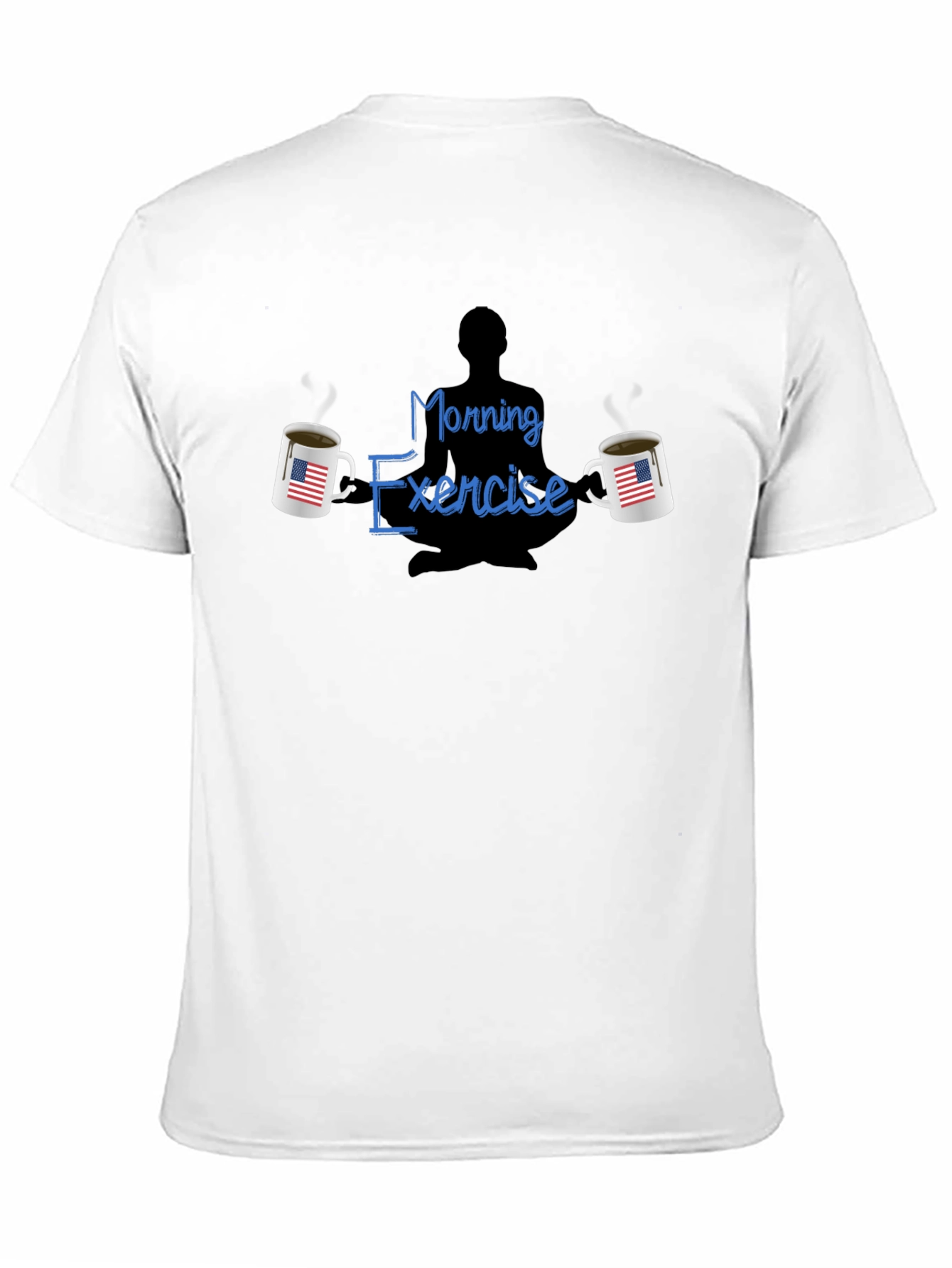 Morning Exercise T-Shirt - Coffee & Meditation Tee