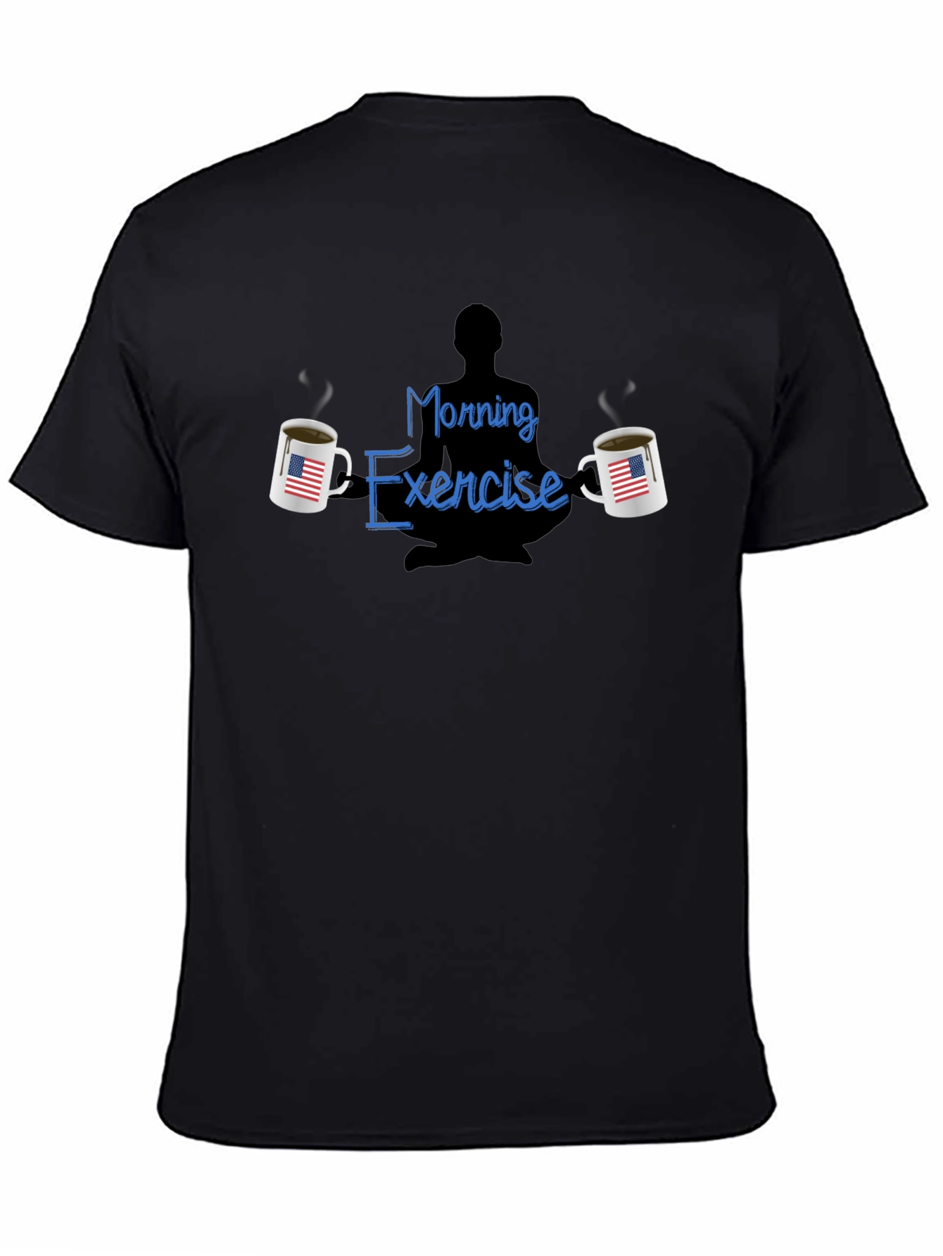 Morning Exercise T-Shirt - Coffee & Meditation Tee