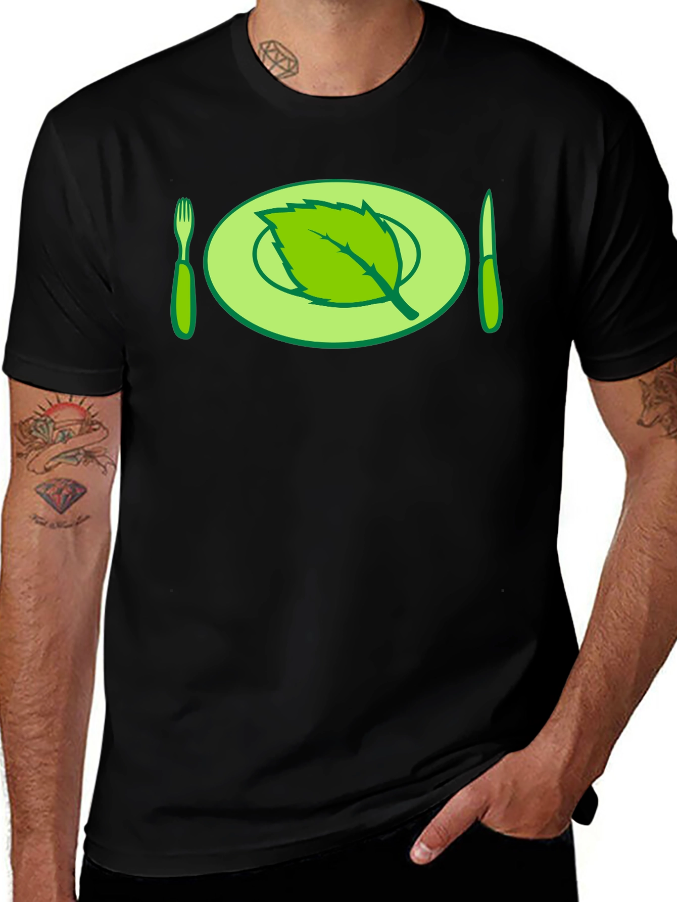 Vegan Plate Graphic Tee