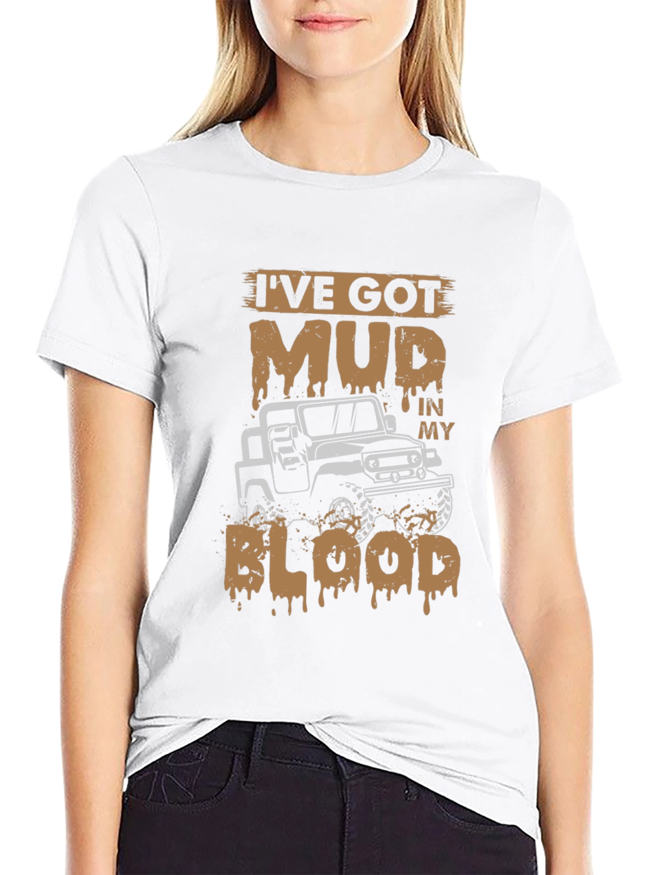 Mud In My Blood Off-Roading T-Shirt