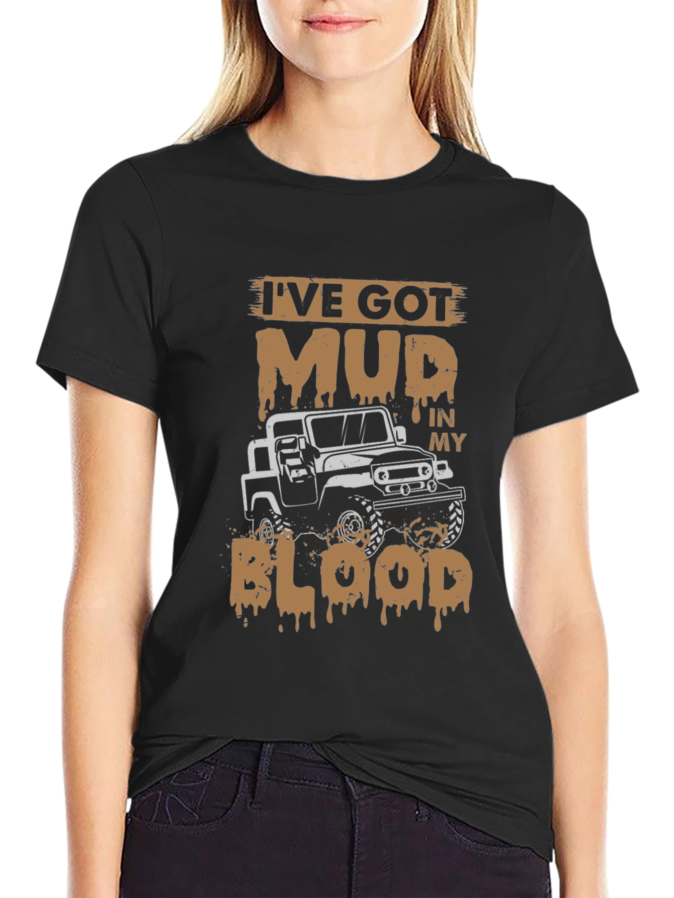 Mud In My Blood Off-Roading T-Shirt