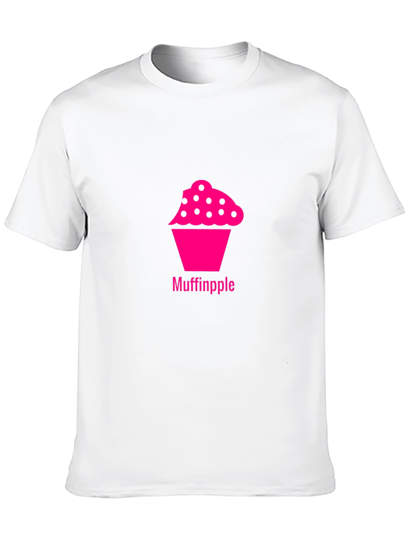 Muffinpple Graphic Tee - Pink Cupcake Design