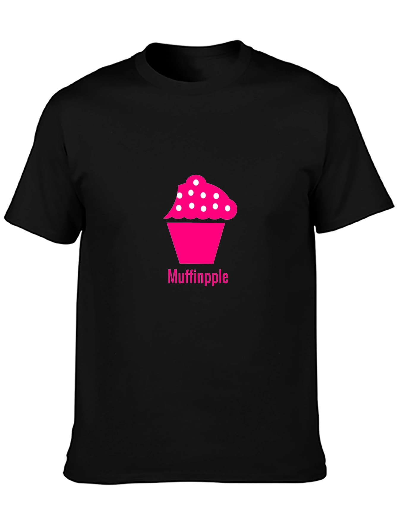 Muffinpple Graphic Tee - Pink Cupcake Design