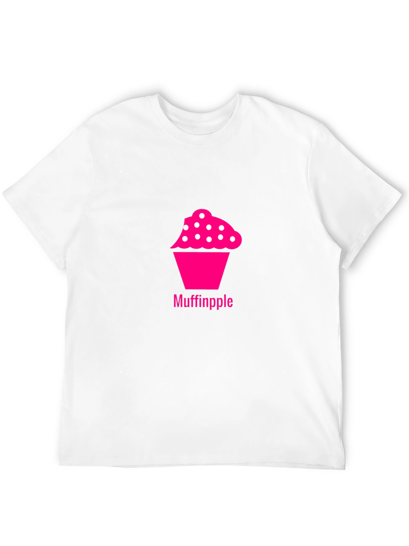 Muffinpple Graphic Tee - Pink Cupcake Design