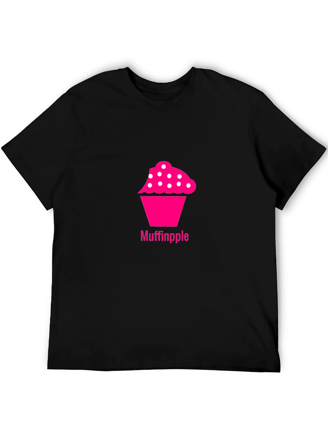 Muffinpple Graphic Tee - Pink Cupcake Design