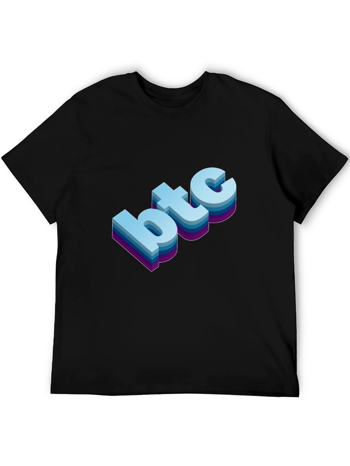 Retro BTC T-Shirt - Bitcoin Cryptocurrency Tee