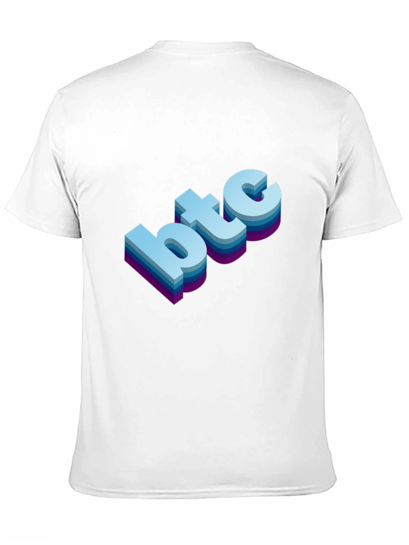 Retro BTC T-Shirt - Bitcoin Cryptocurrency Tee