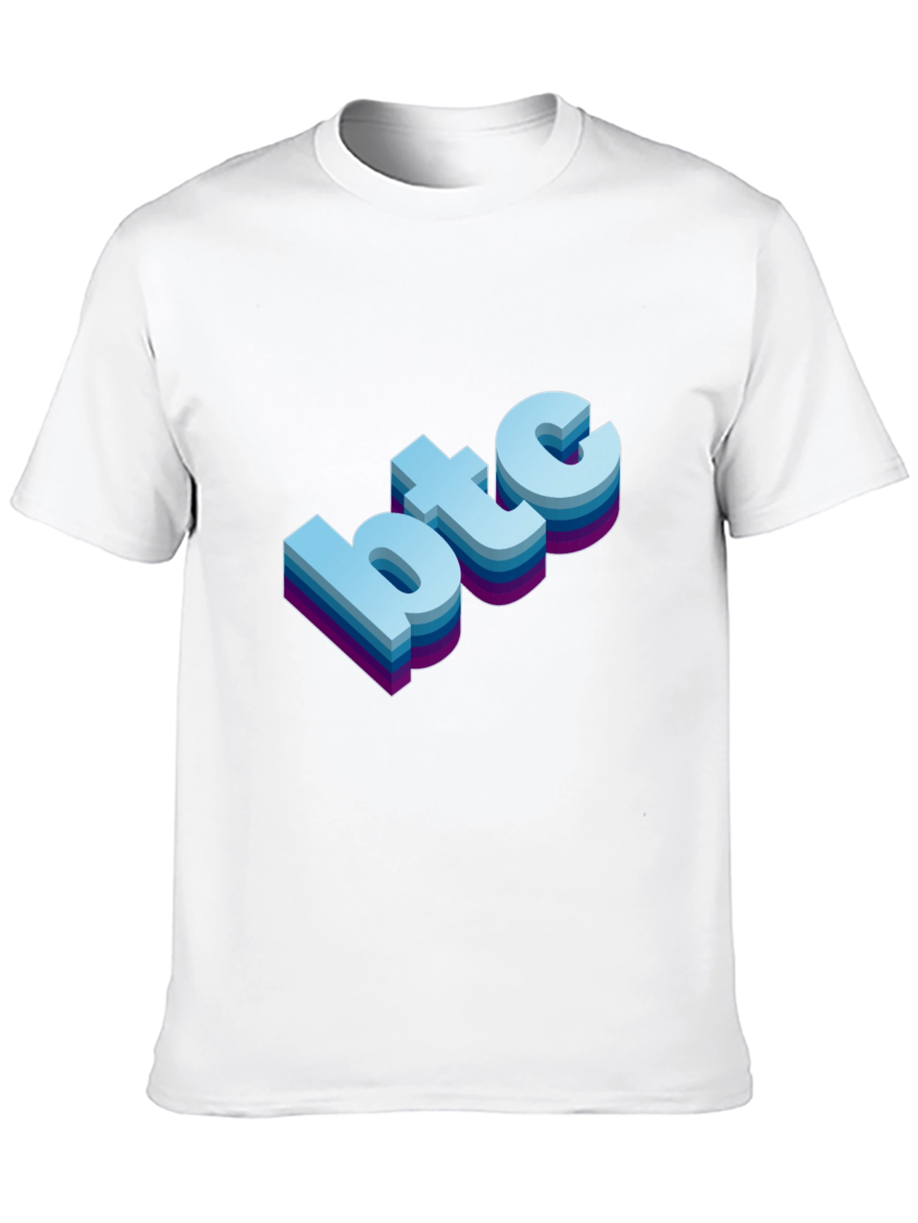 Retro BTC T-Shirt - Bitcoin Cryptocurrency Tee