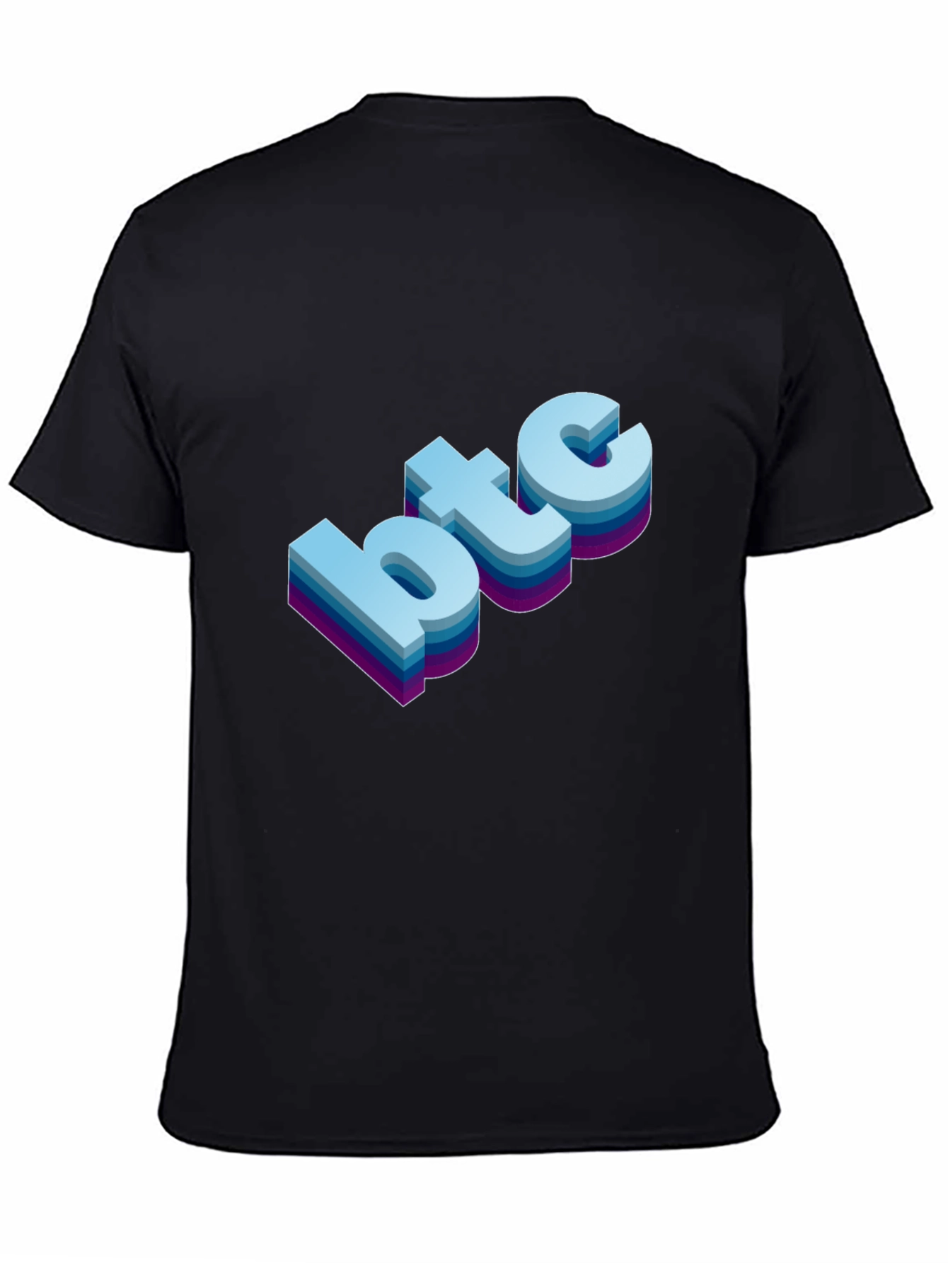 Retro BTC T-Shirt - Bitcoin Cryptocurrency Tee