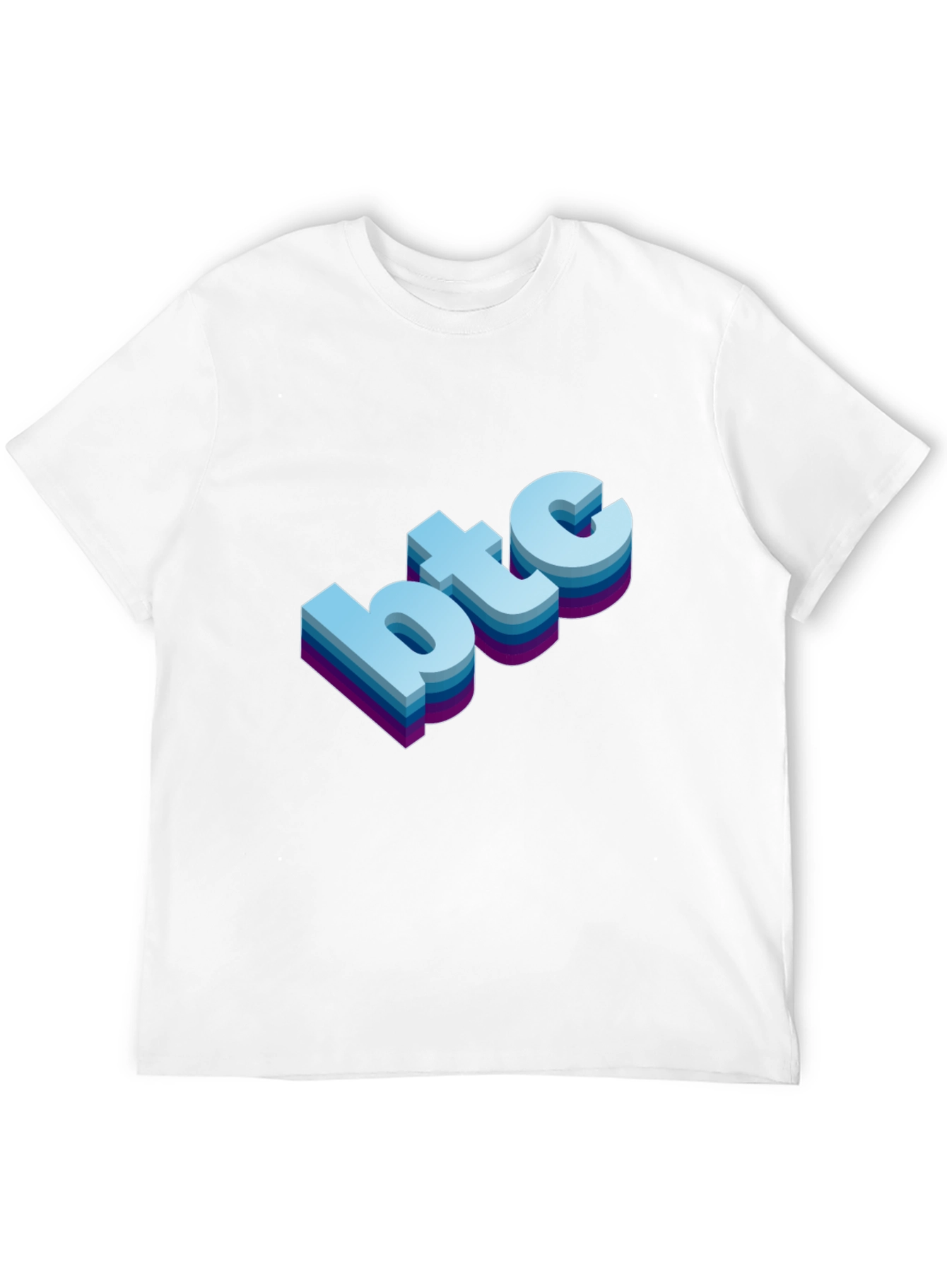 Retro BTC T-Shirt - Bitcoin Cryptocurrency Tee
