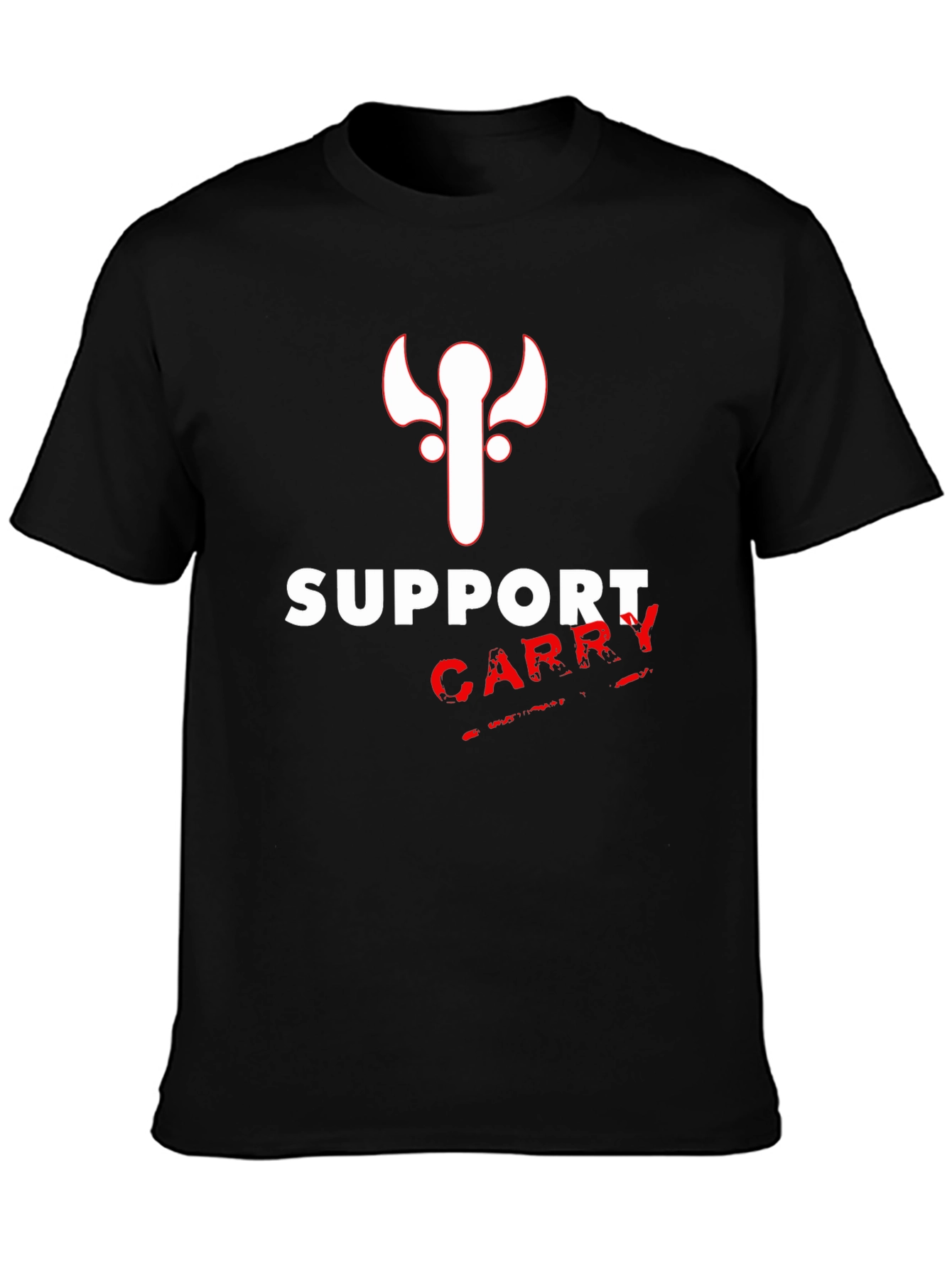 Dota 2 Support Carry T-Shirt - Black