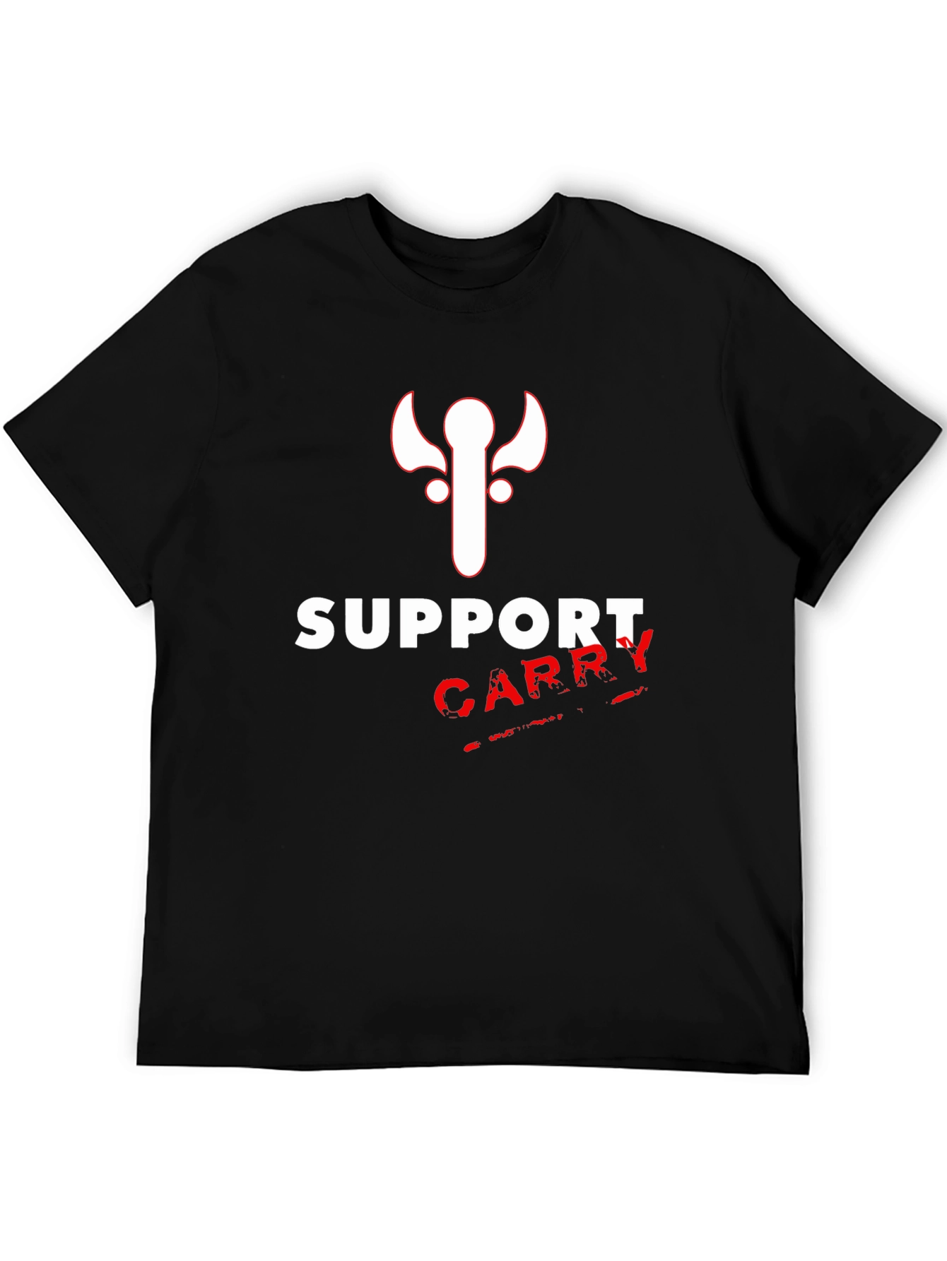 Dota 2 Support Carry T-Shirt - Black