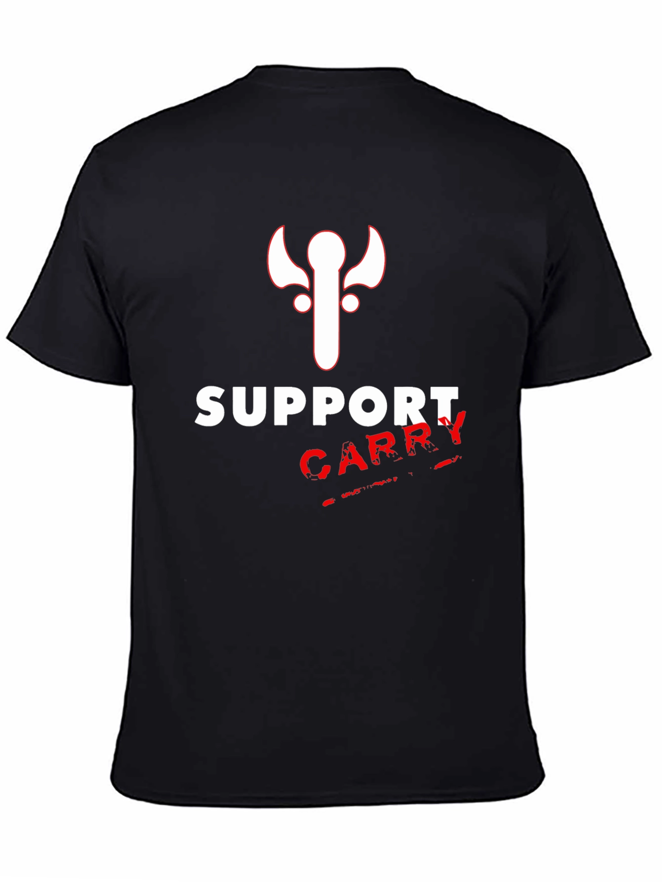 Dota 2 Support Carry T-Shirt - Black