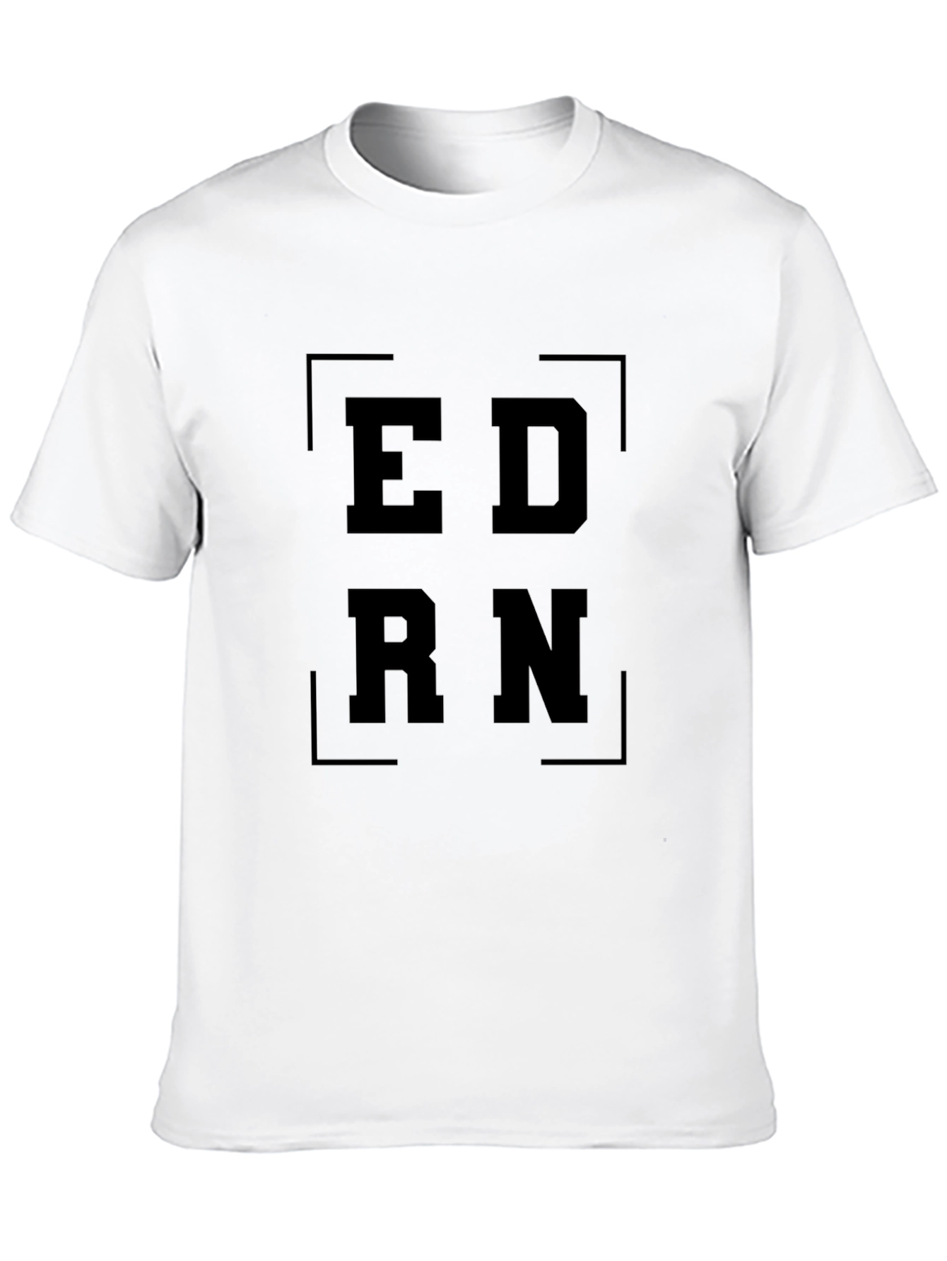 EDRN Graphic Print Black T-Shirt