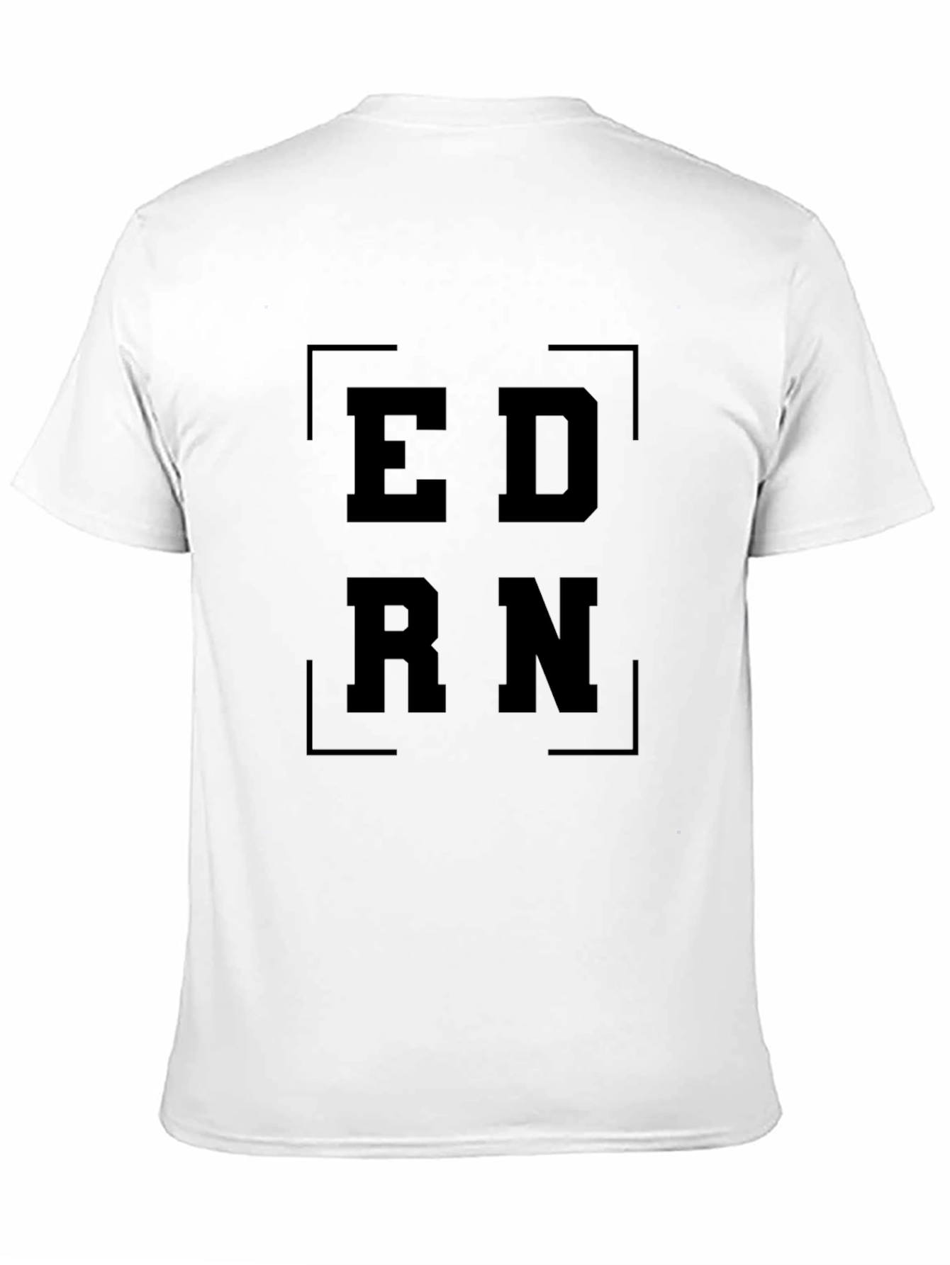 EDRN Graphic Print Black T-Shirt