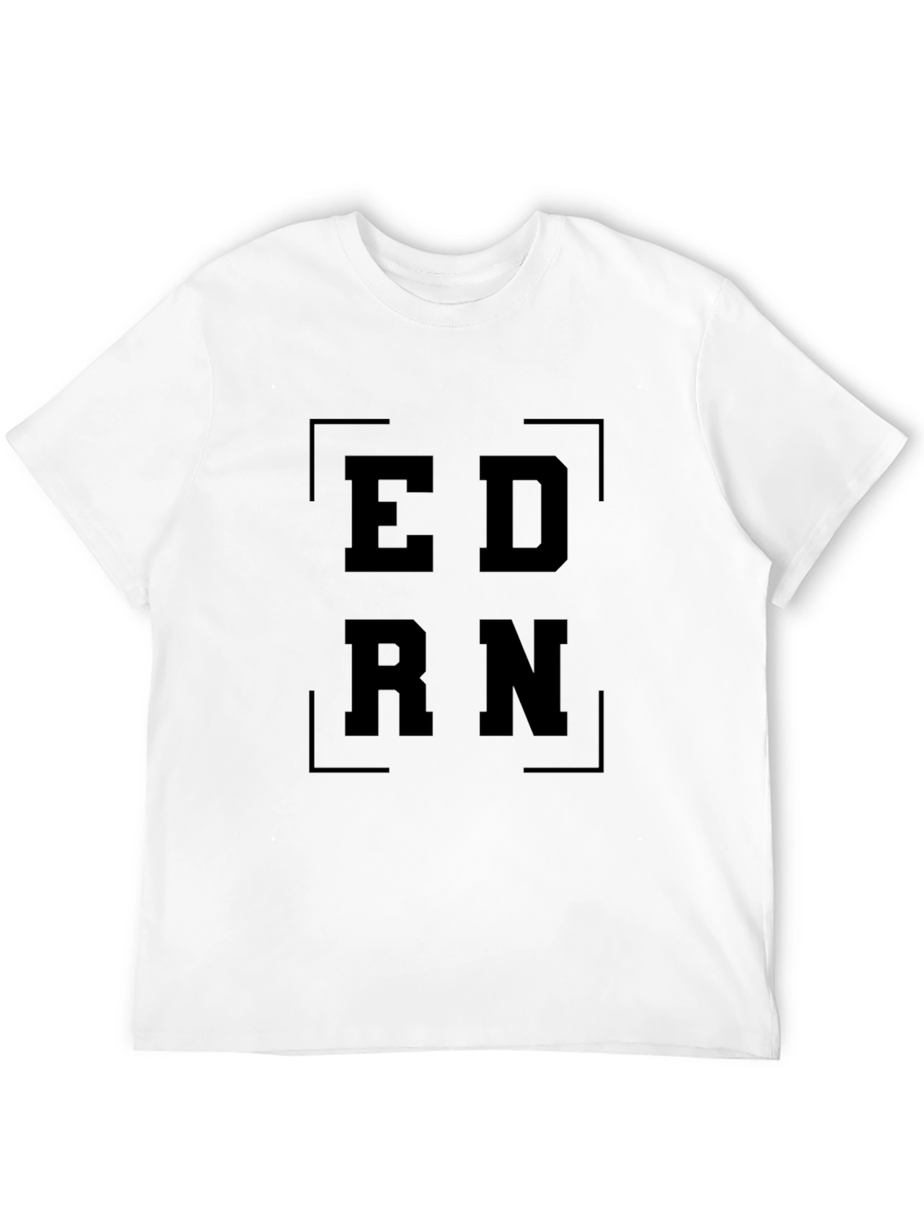 EDRN Graphic Print Black T-Shirt
