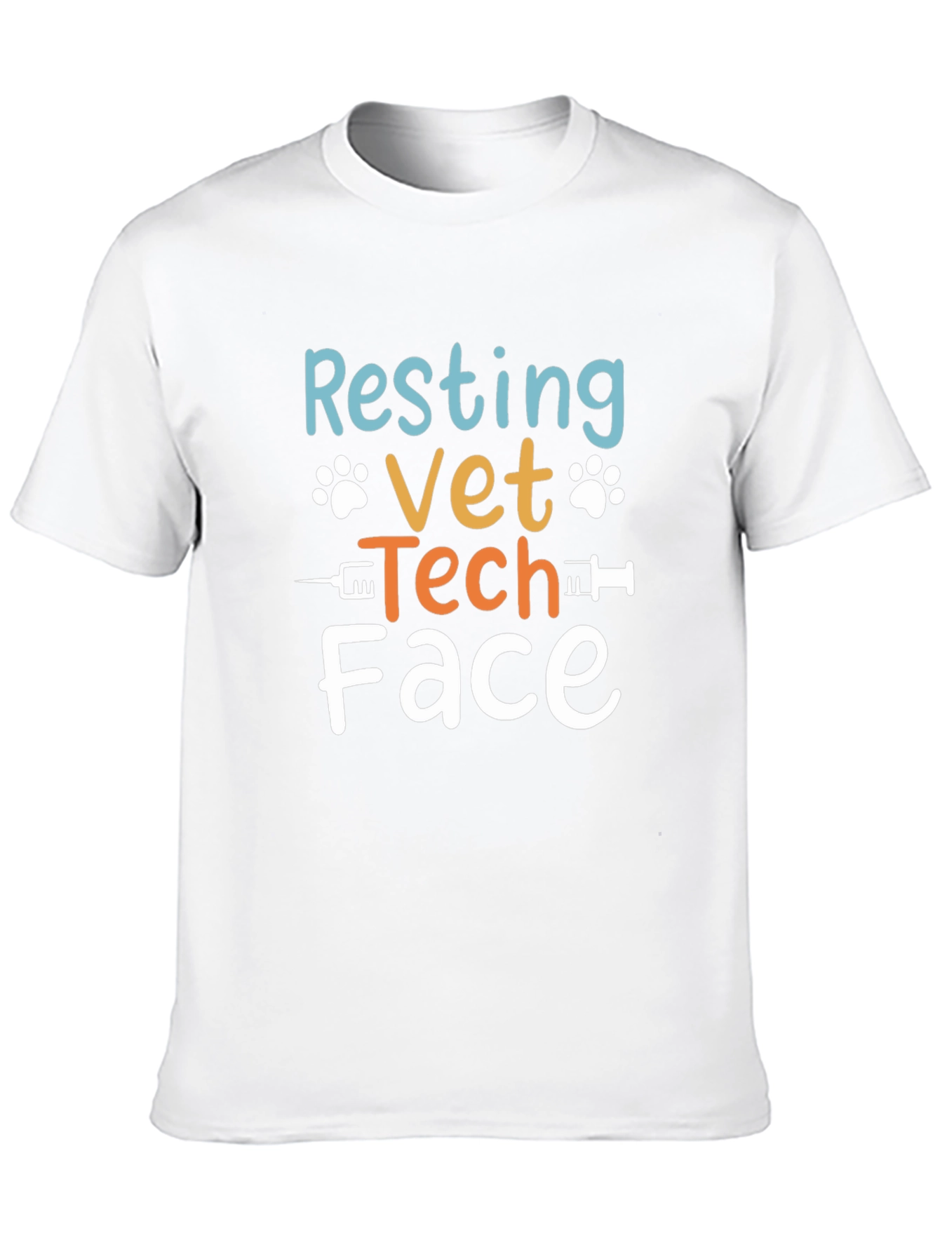 Resting Vet Tech Face Graphic Tee - Unisex