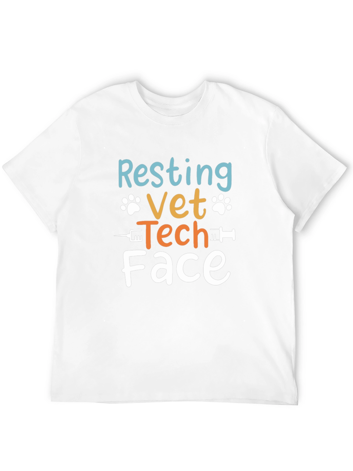 Resting Vet Tech Face Graphic Tee - Unisex