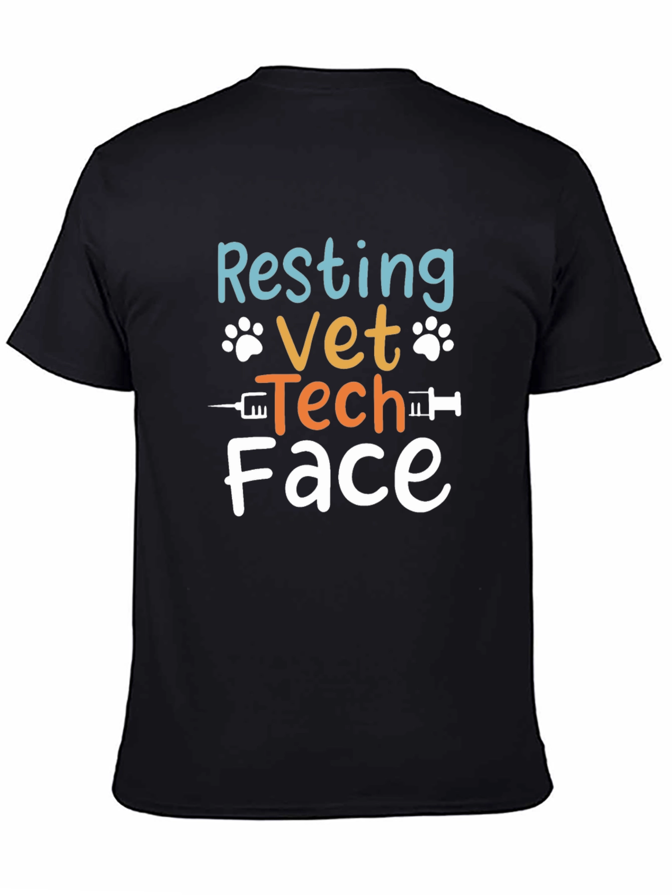 Resting Vet Tech Face Graphic Tee - Unisex