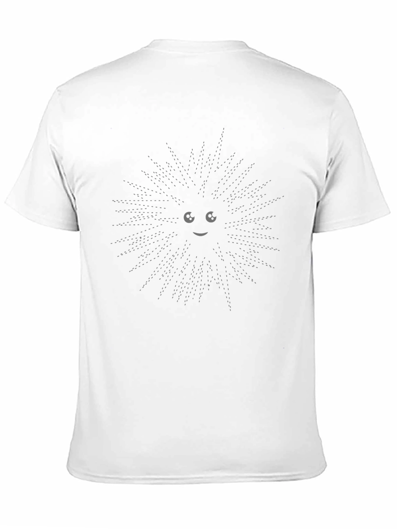 Stylish Black T-Shirt with Unique Graphic Print