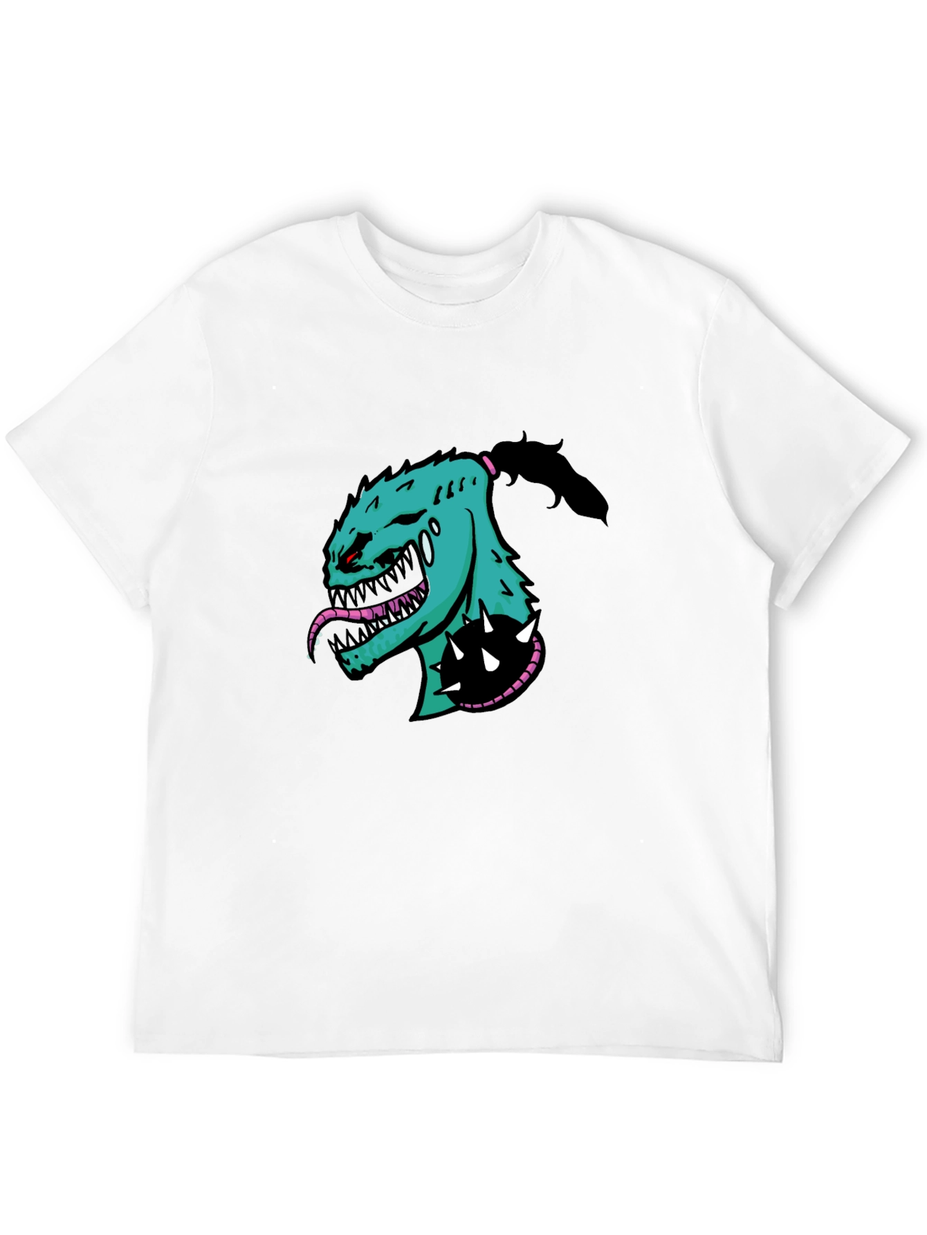 Monster Graphic T-Shirt - Bold Black Tee