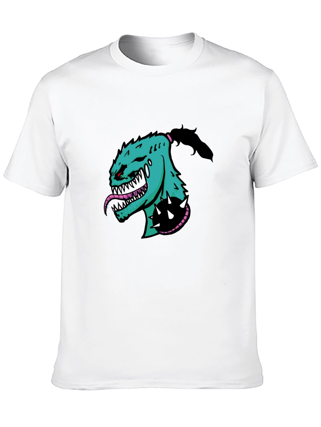 Monster Graphic T-Shirt - Bold Black Tee