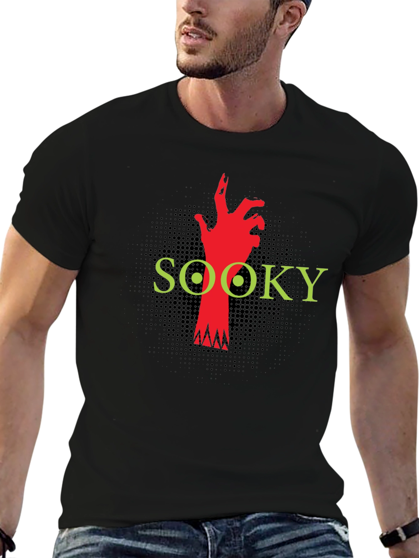 Spooky Zombie Hand Graphic Tee