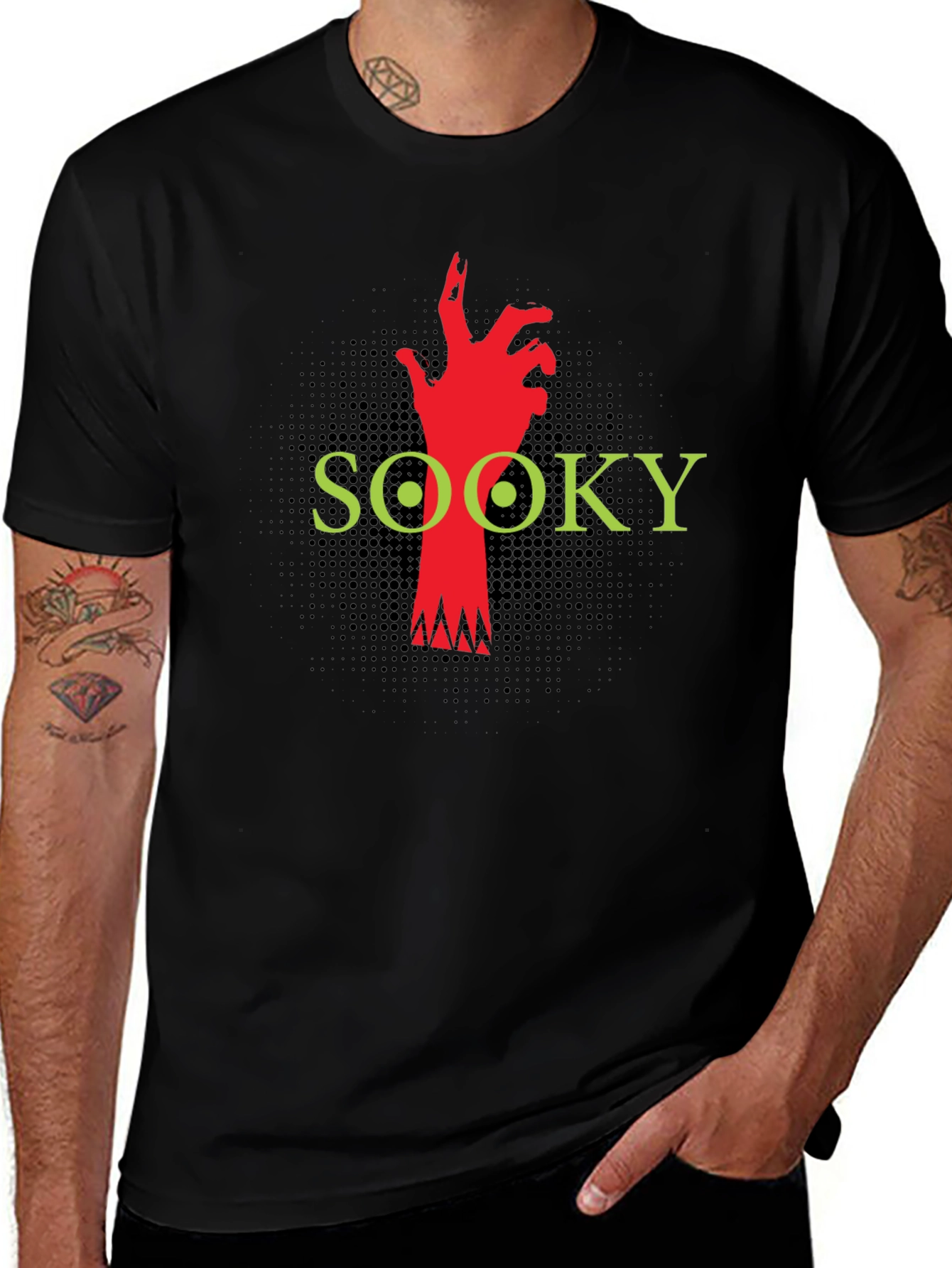 Spooky Zombie Hand Graphic Tee