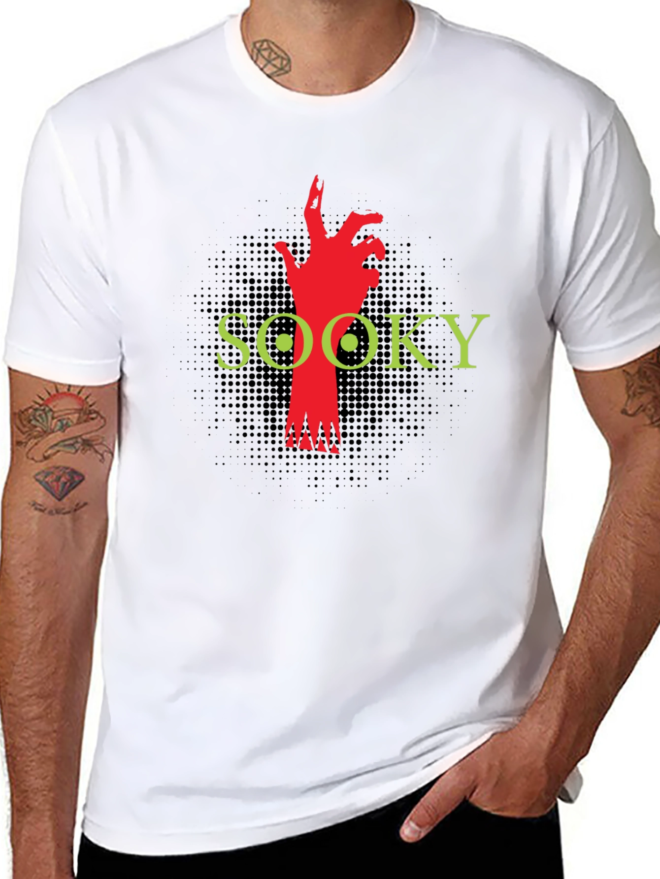 Spooky Zombie Hand Graphic Tee