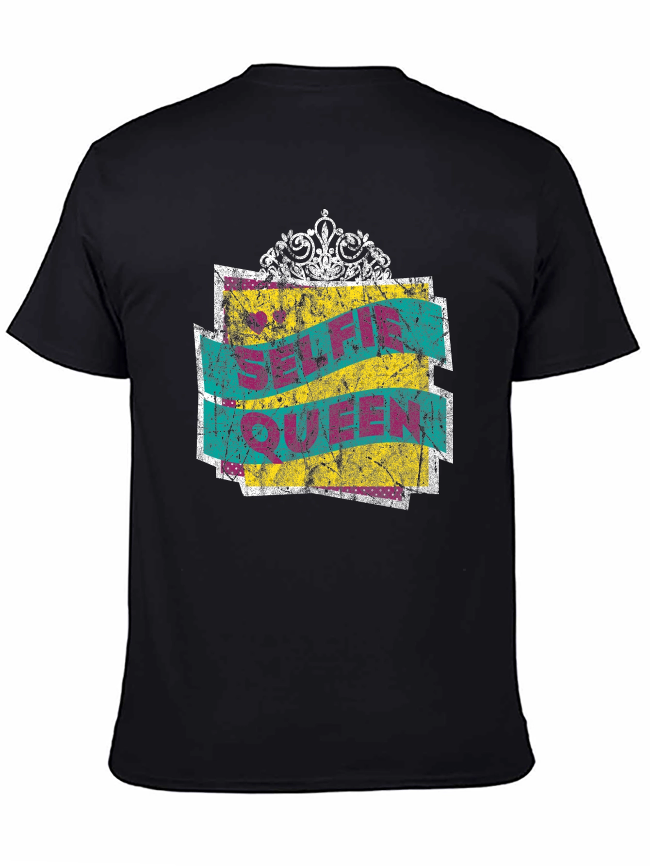 Selfie Queen Crown Graphic T-Shirt