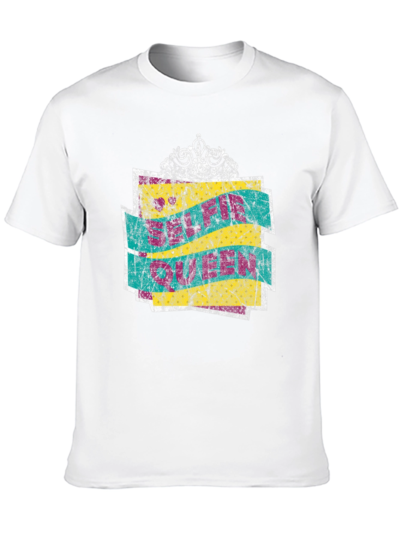 Selfie Queen Crown Graphic T-Shirt