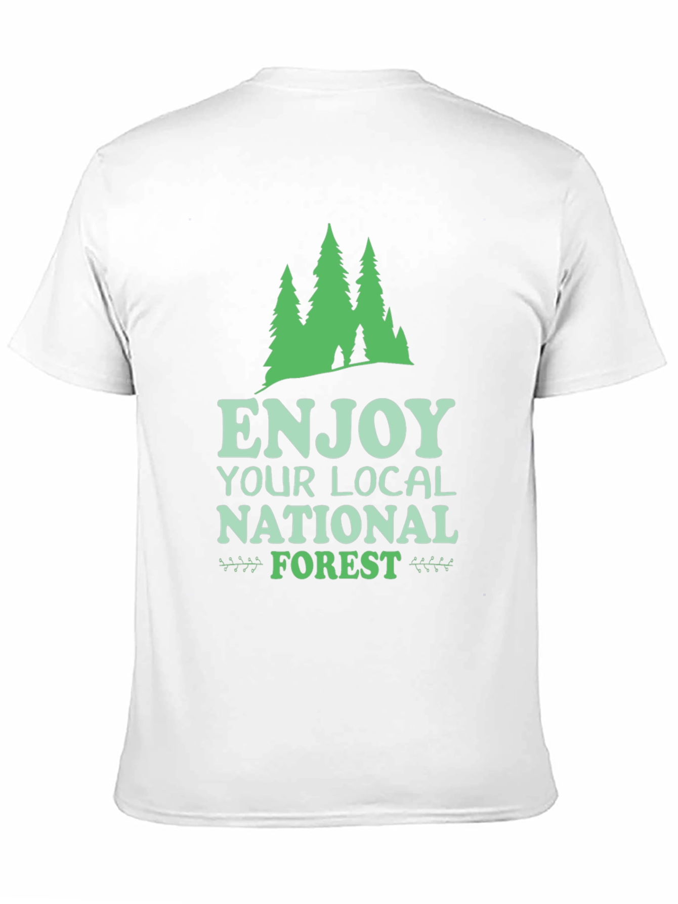 Enjoy Your Local National Forest Black Tee