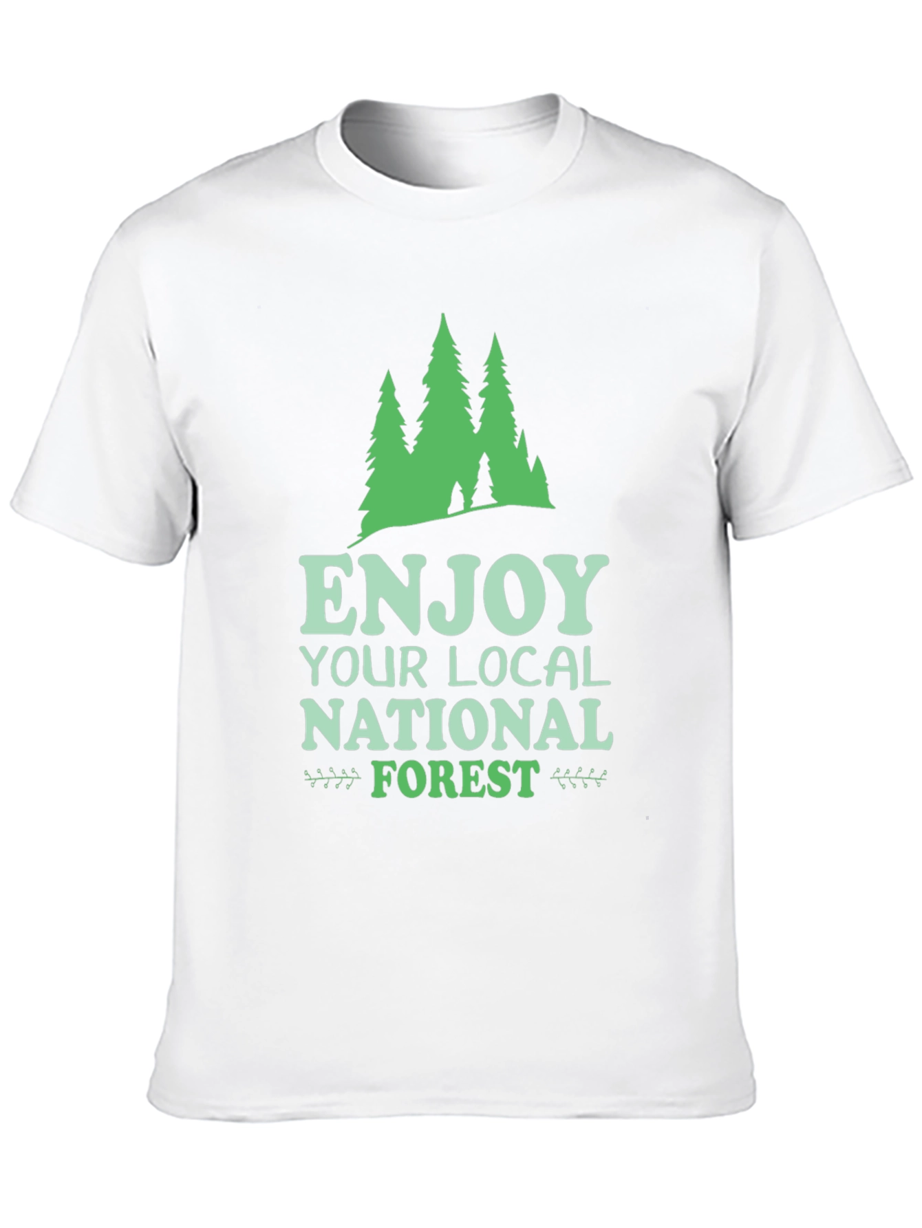 Enjoy Your Local National Forest Black Tee