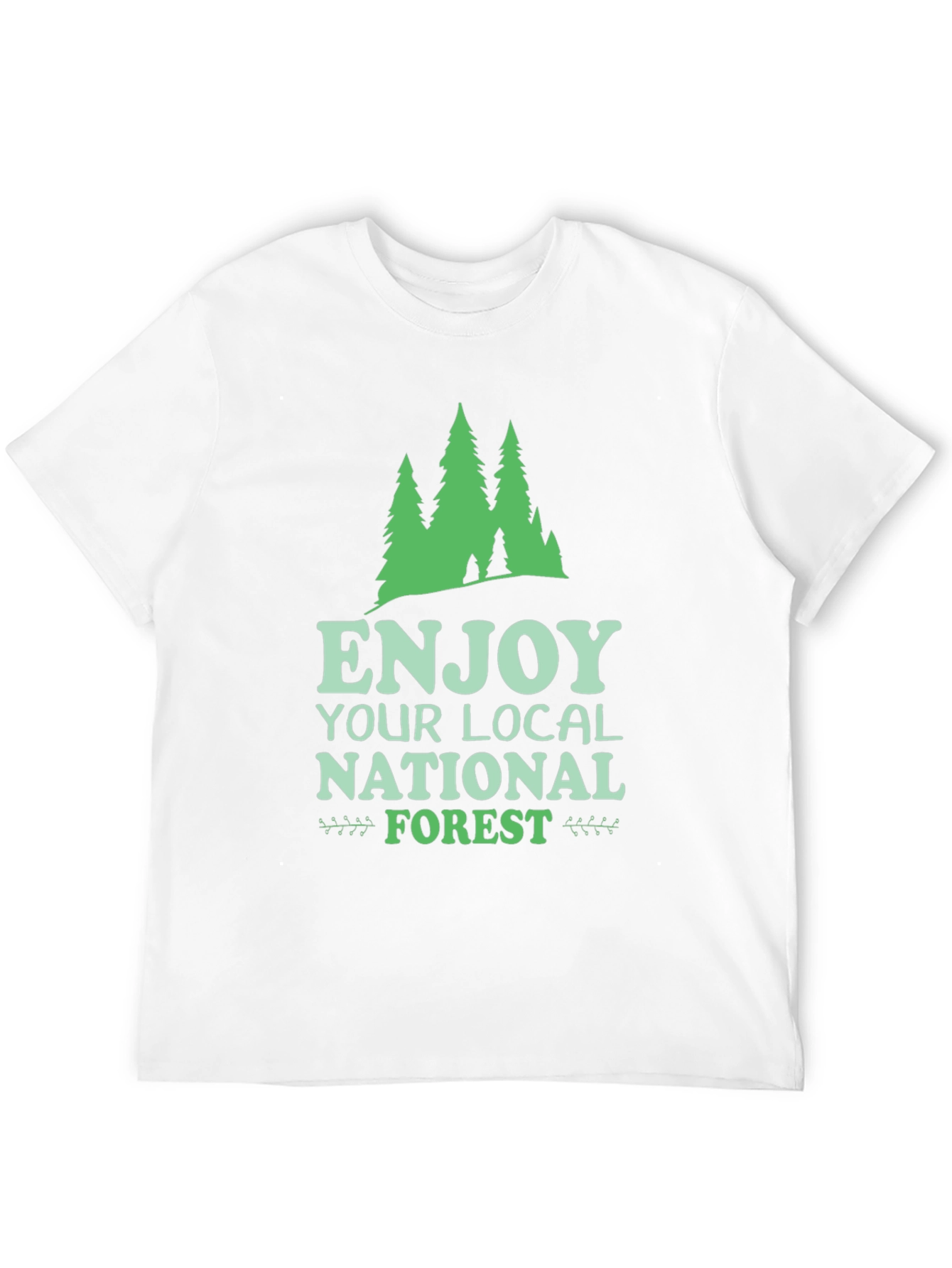 Enjoy Your Local National Forest Black Tee