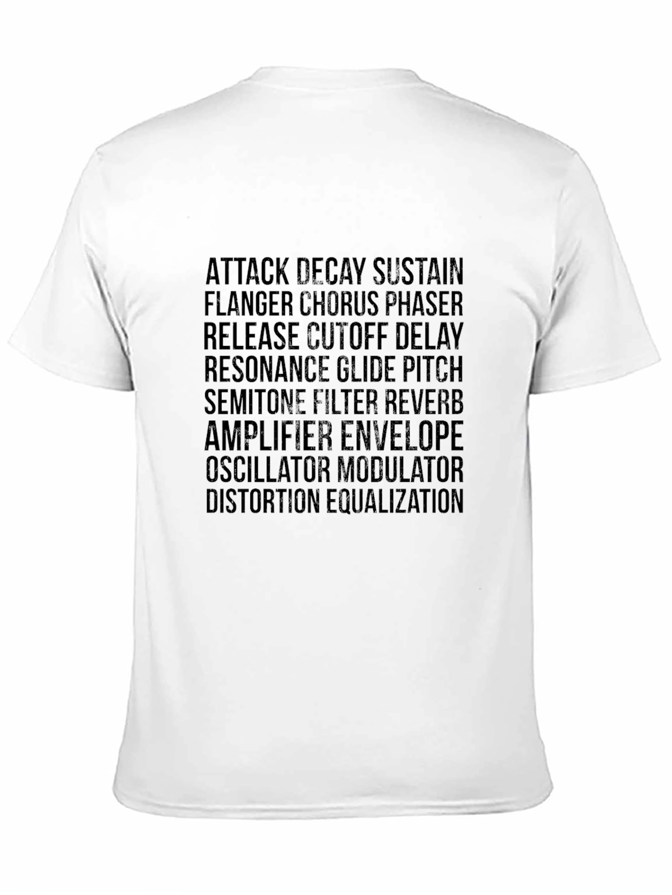 Synthesizer Parameter Black T-Shirt