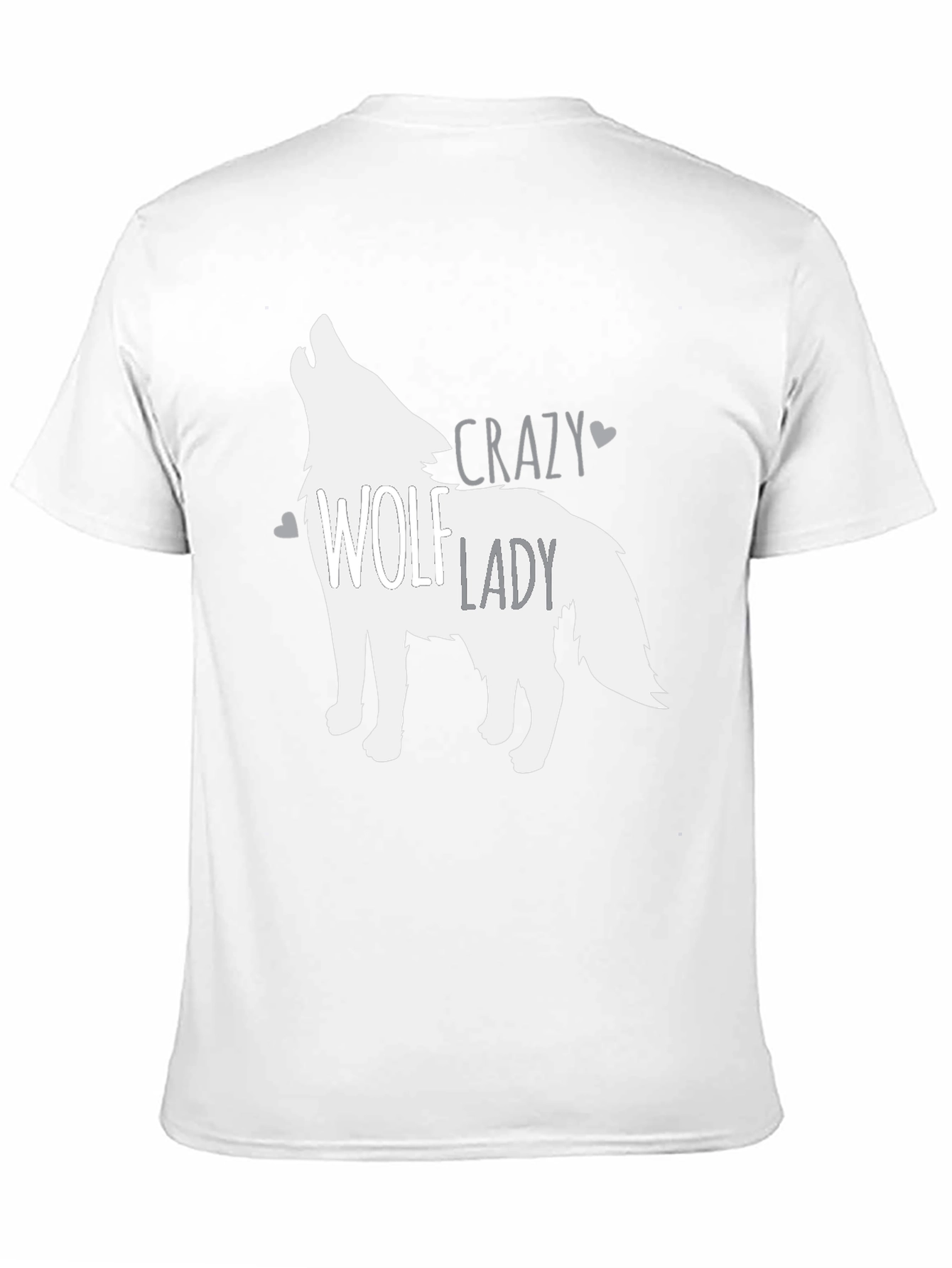 Crazy Wolf Lady Graphic Tee