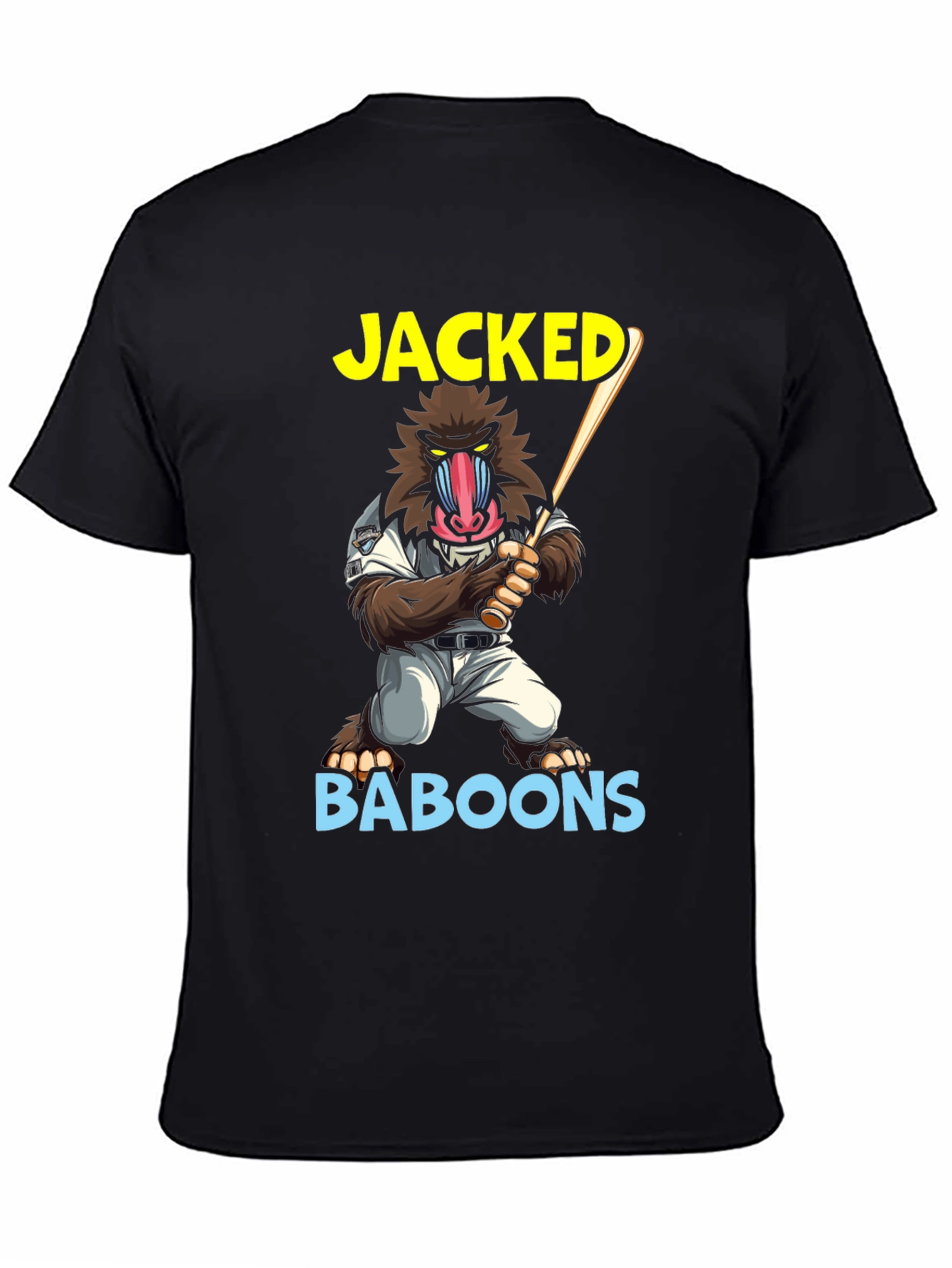 Jacked Baboons T-Shirt | Novelty Graphic Tee