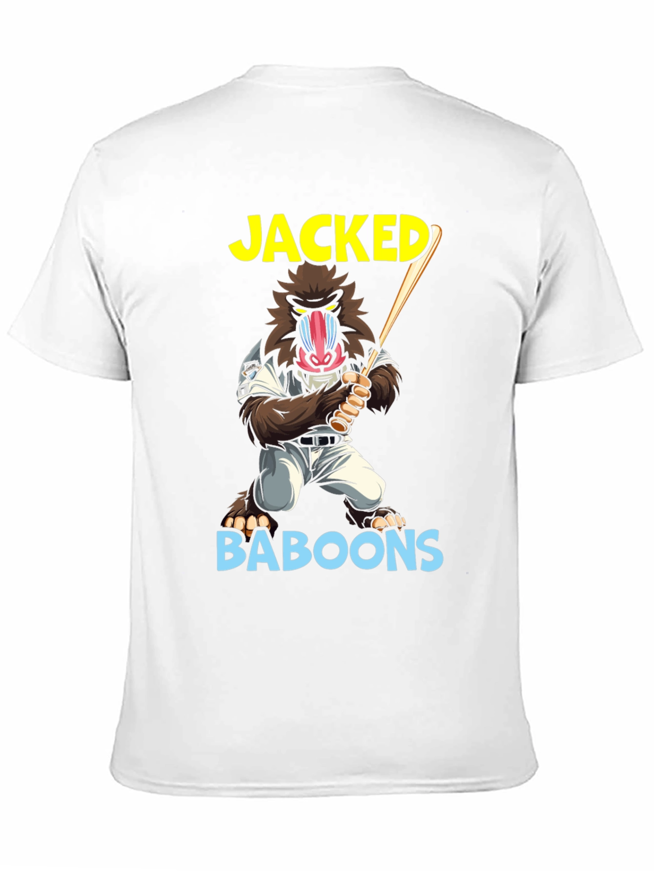 Jacked Baboons T-Shirt | Novelty Graphic Tee