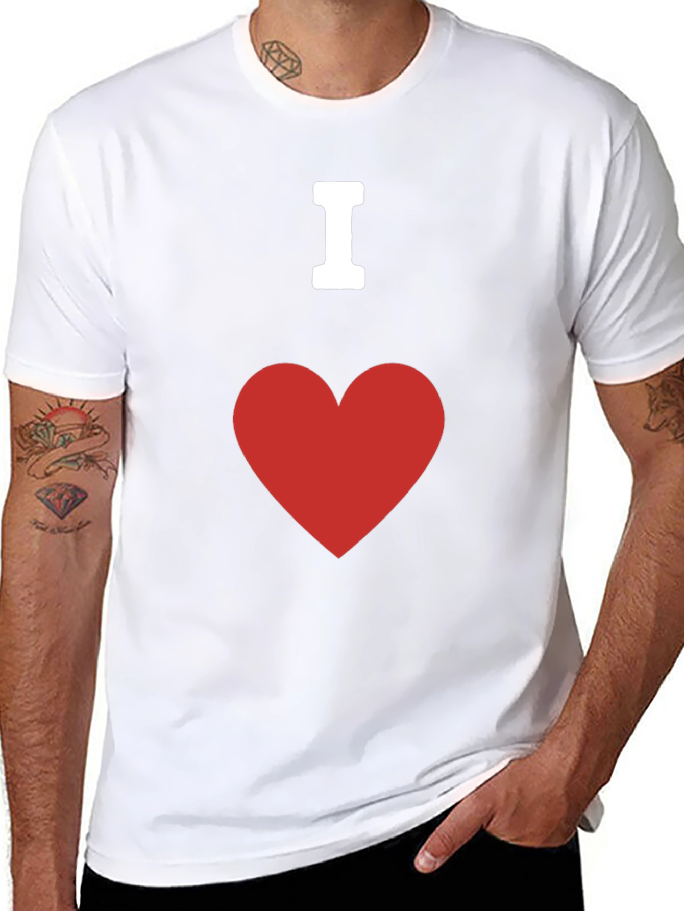 I Heart Graphic Tee - Classic Cotton Comfort