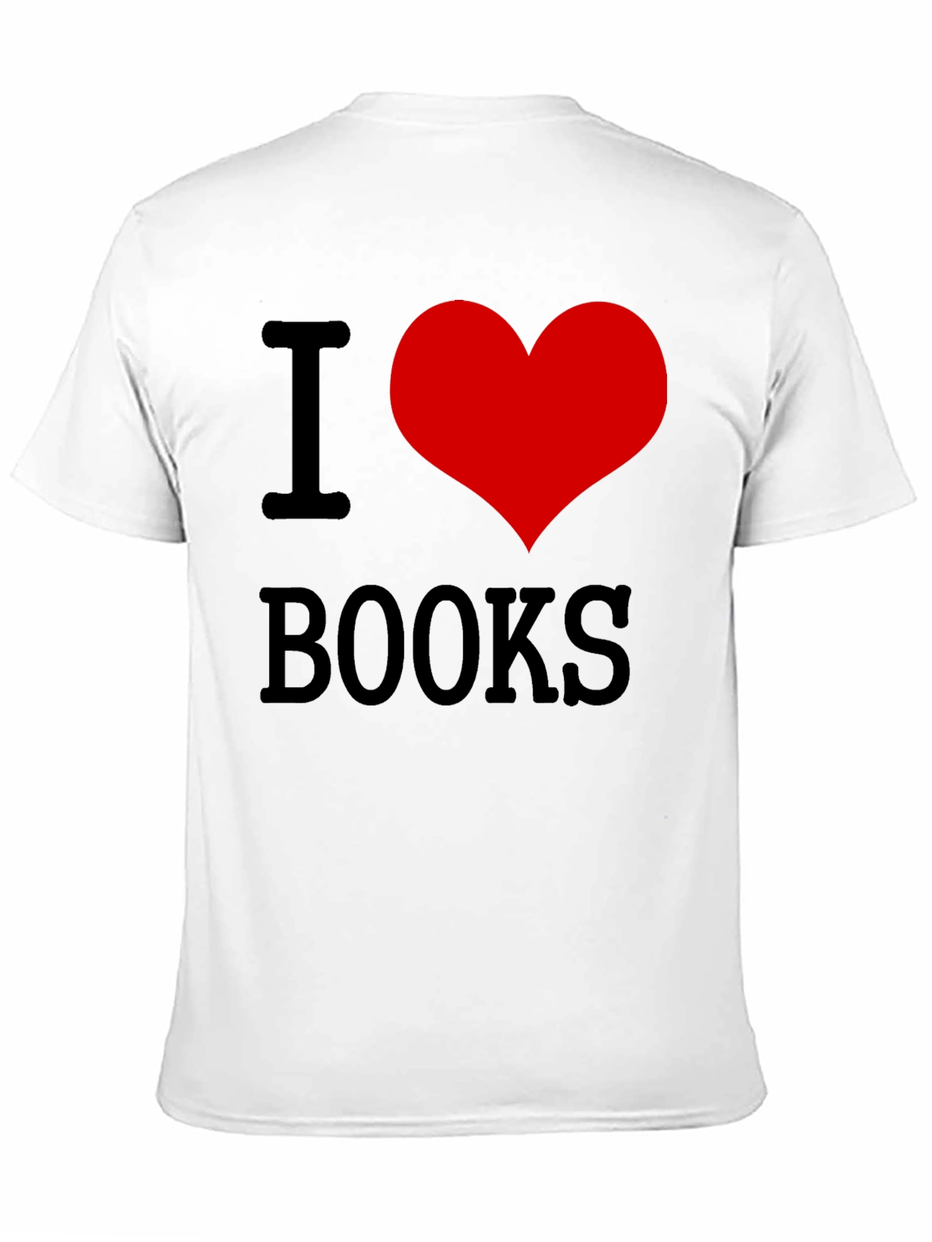 I Heart Books Graphic Tee - Black