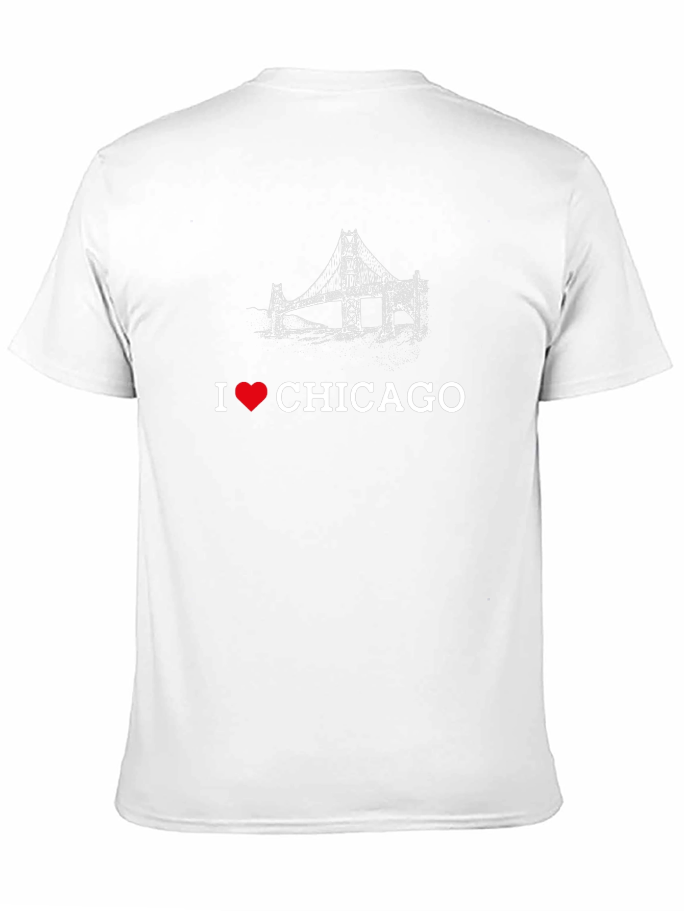 I Love Chicago Bridge Graphic Tee