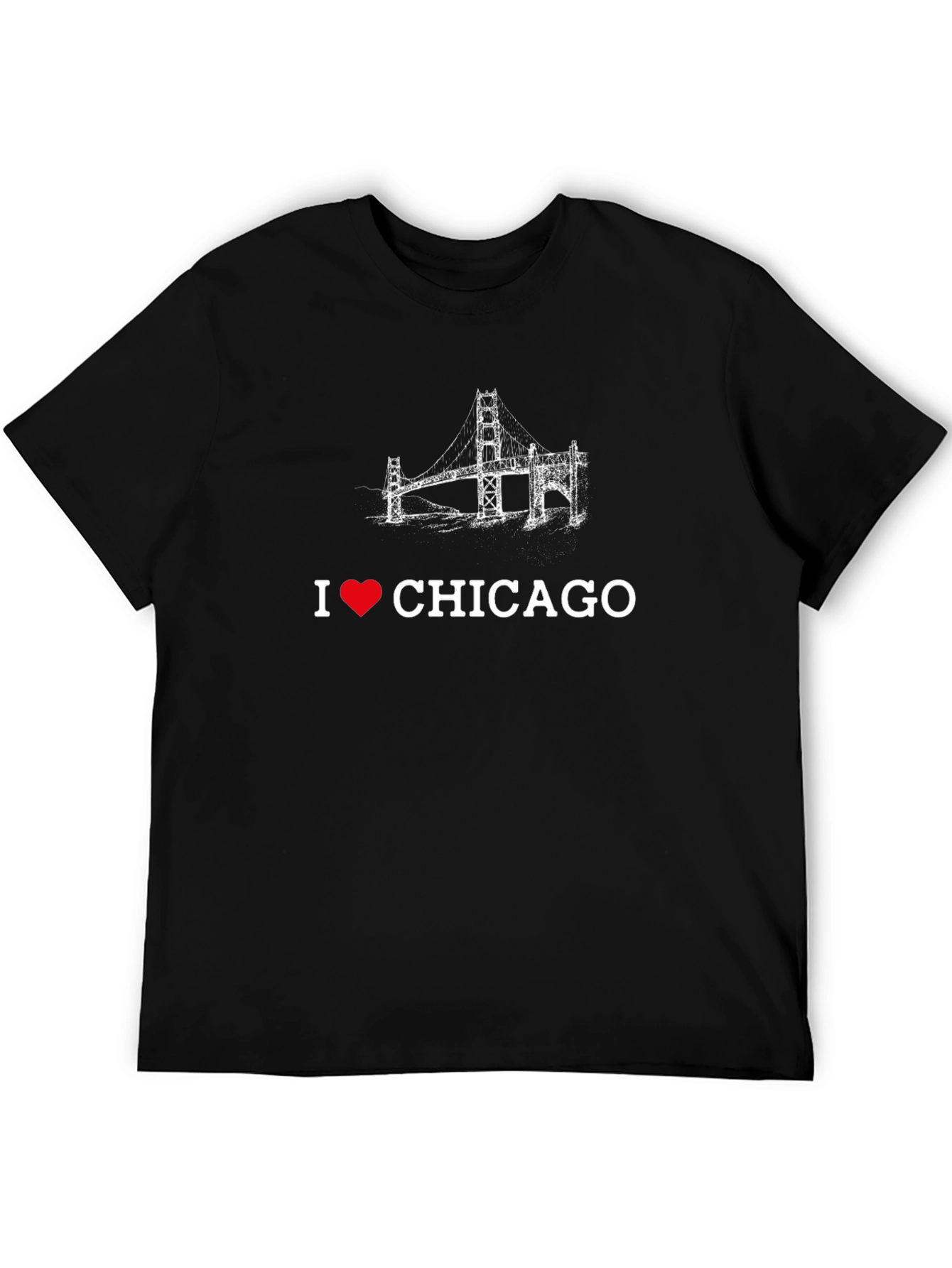 I Love Chicago Bridge Graphic Tee