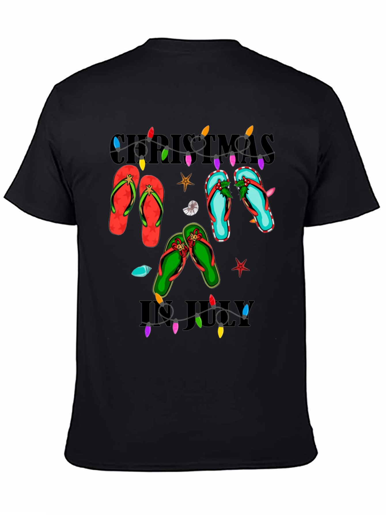 Christmas in July Flip Flops T-Shirt